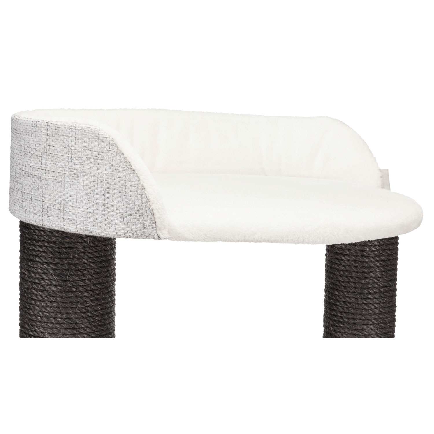 Poste Rascador Cara XXL, 128 cm, Gris