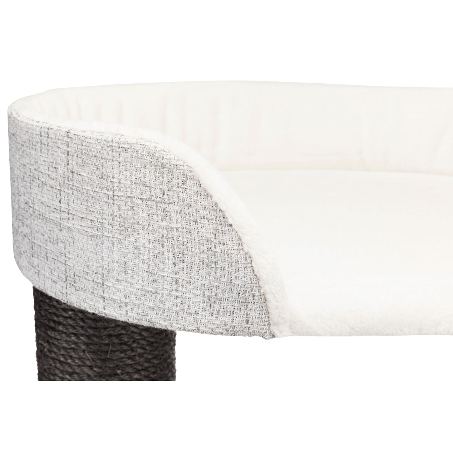 Poste Rascador Cara XXL, 128 cm, Gris