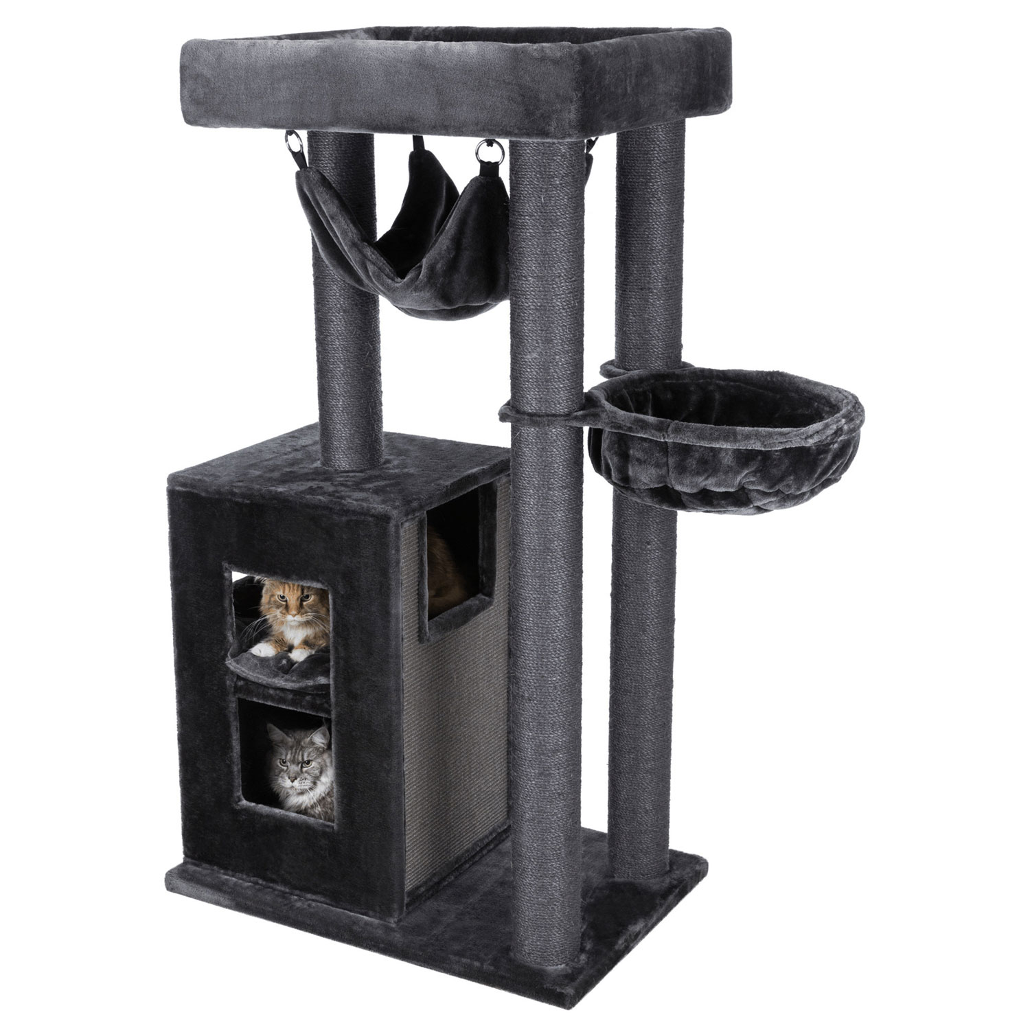 Poste Rascador Amadeus XXL, 163 cm, Gris