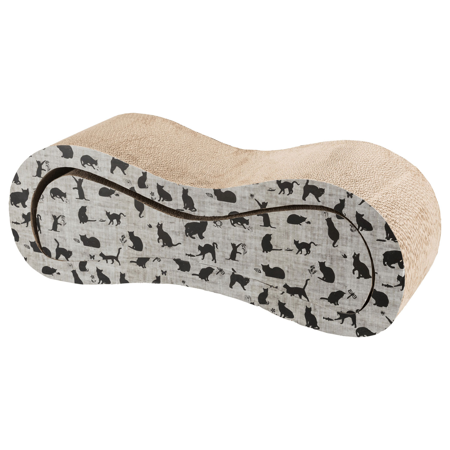 Onda Rascadora, 2 Piezas, 25 cm, Gris