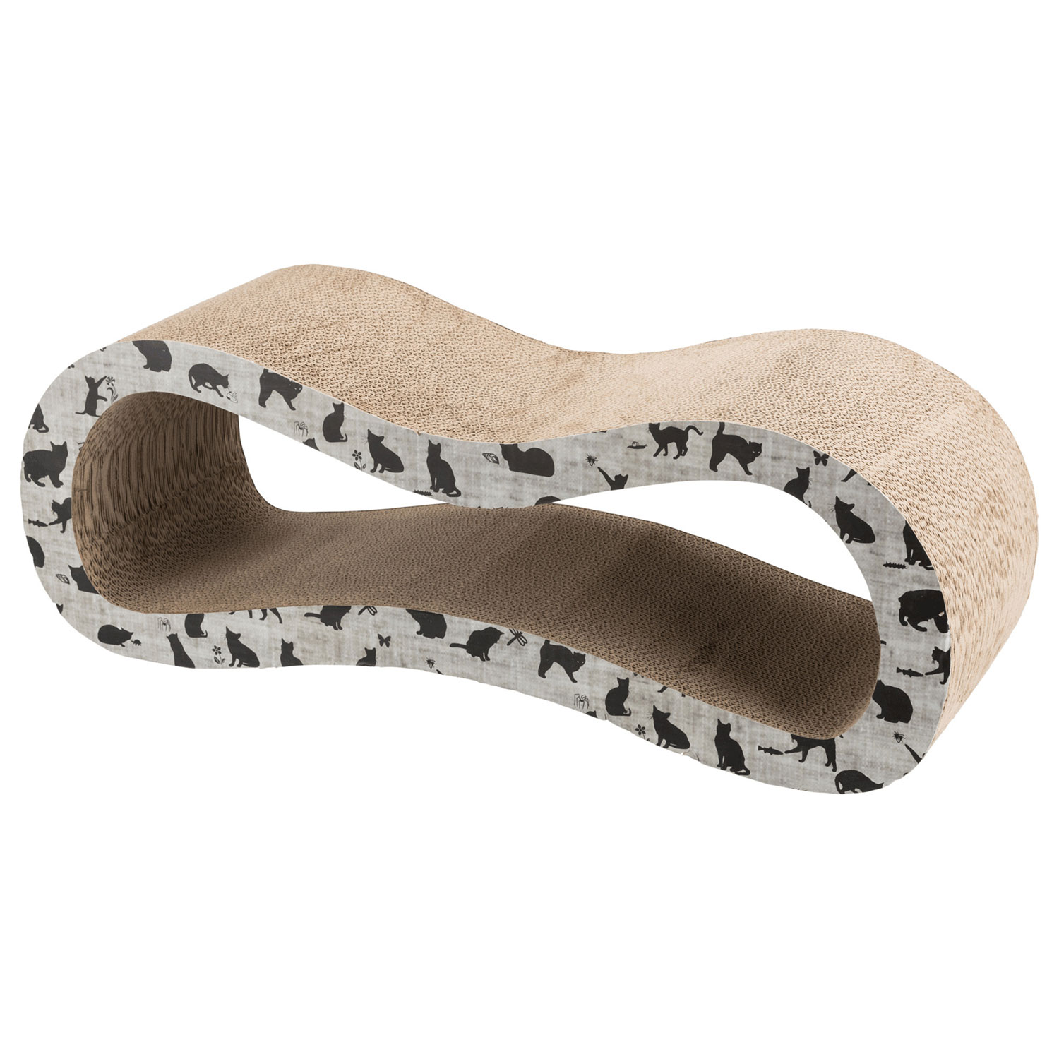 Onda Rascadora, 2 Piezas, 25 cm, Gris