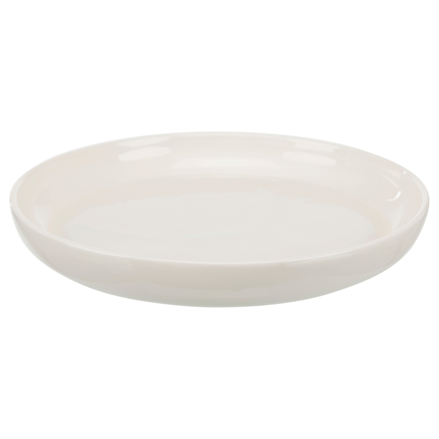 Comedero para Verduras, Cerámica, 0.6 l / ø 23 cm, Blanco