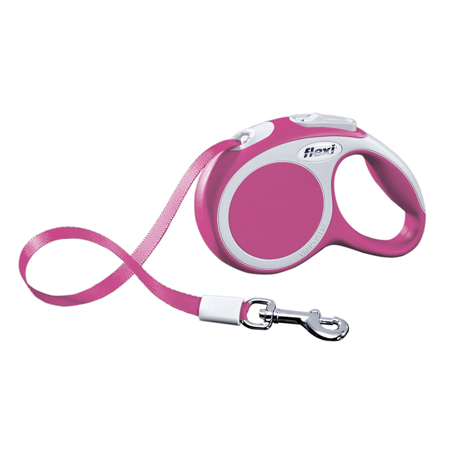 flexi VARIO XS, Cinta, 3 m, hasta 12 kg, Rosa
