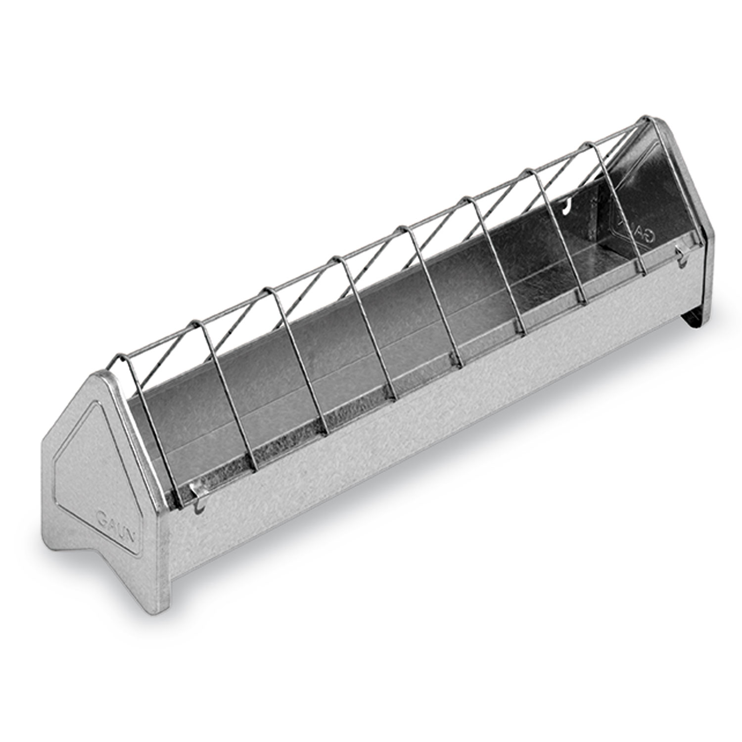 Comedero Metálico Pollitos Rejilla Ancha, 50 cm