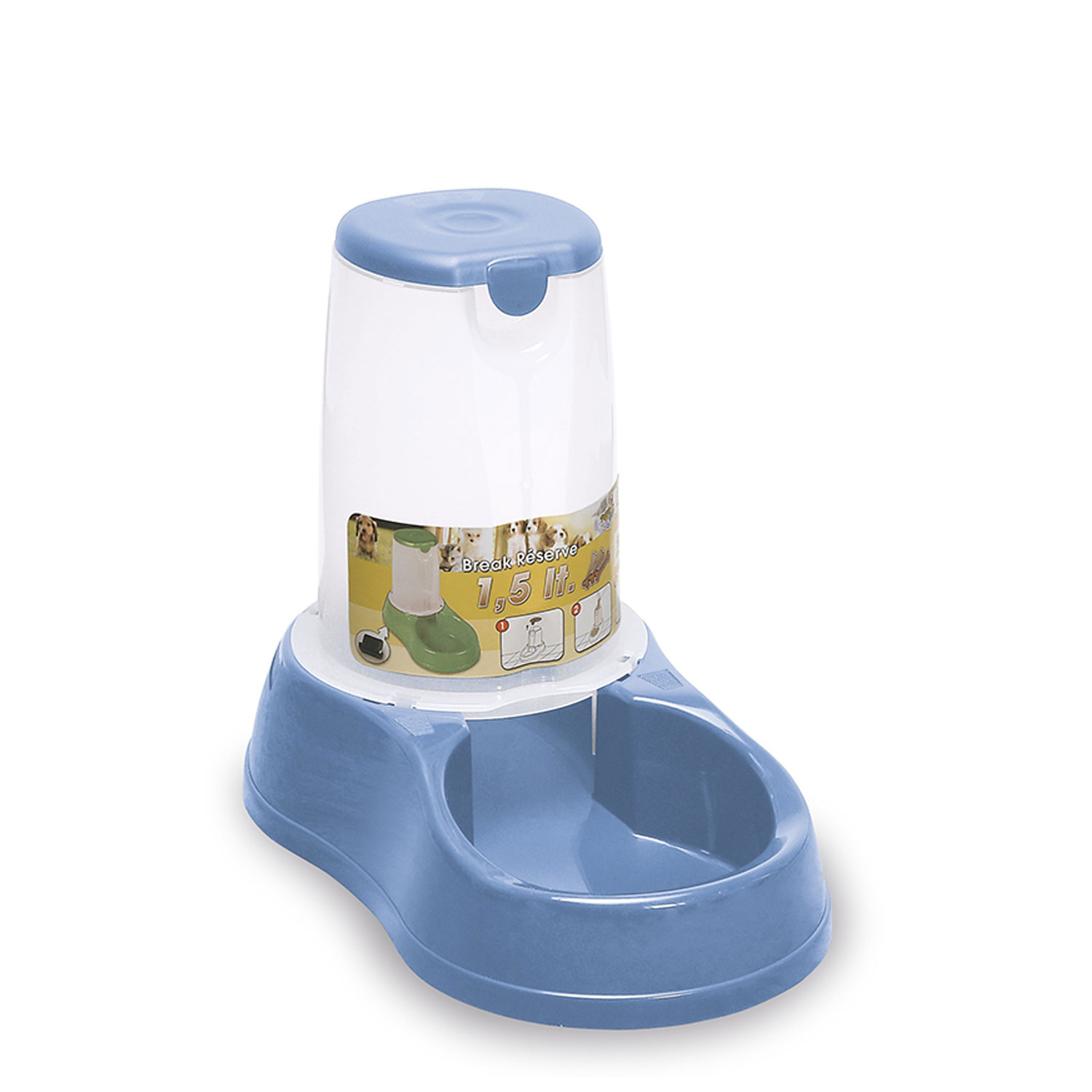 Tolva Comida, 1.5L, Azul