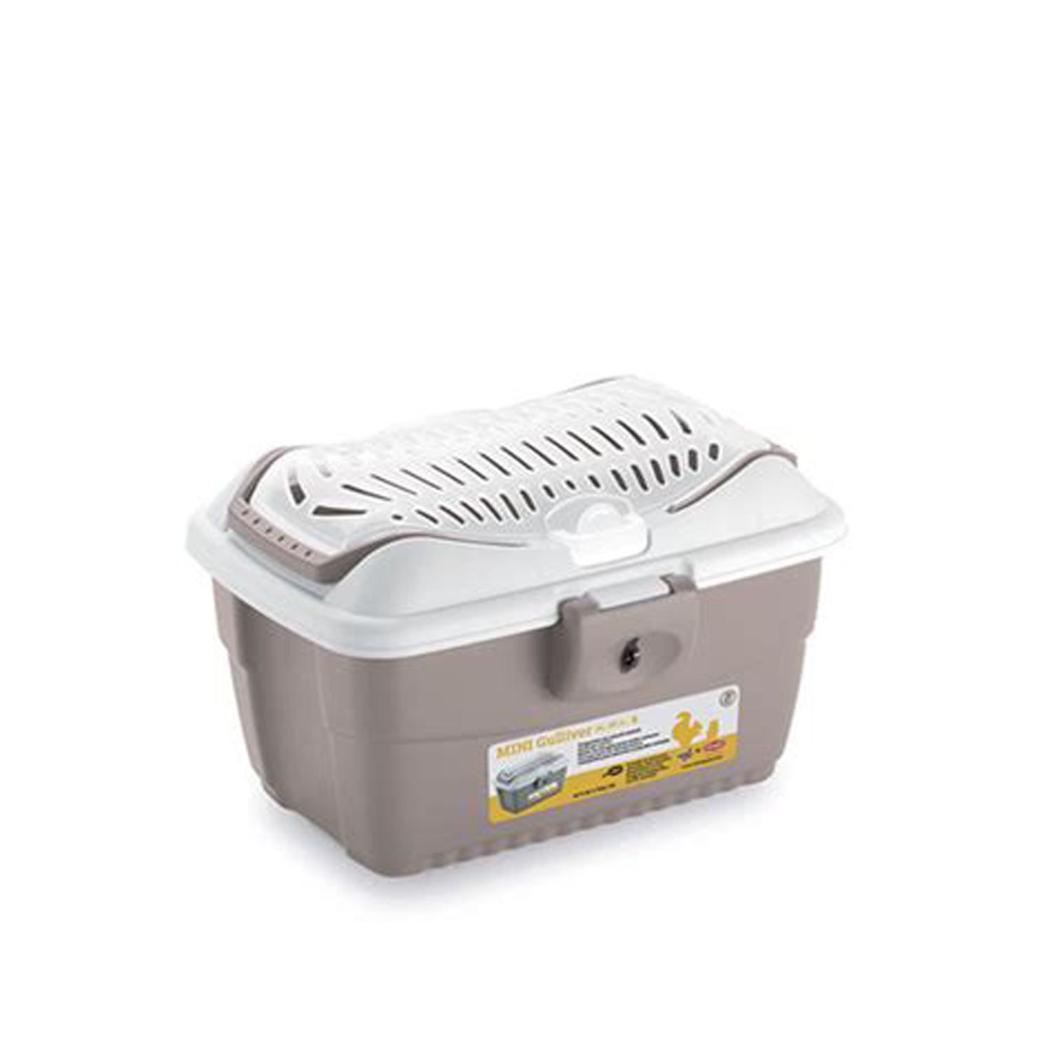 Transportín Mini Gulliver, 40x24x30cm,Blanco/Maqui (adviento-22)