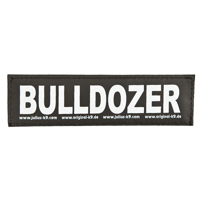 2 Etiquetas Velcro Julius-K9 BULLDOZER