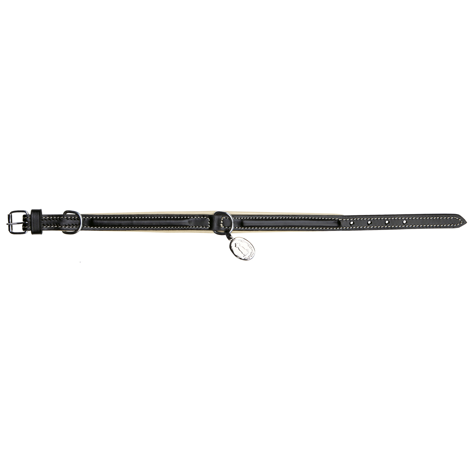 Collar King of Dogs, S-M, 31-37cm/22mm, Negro