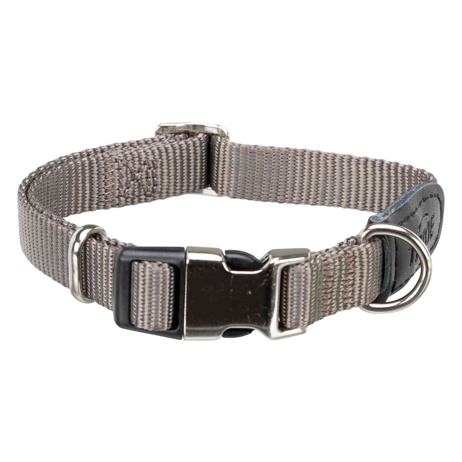 Collar Premium, S–M, 28–40 cm/15 mm, Gris-Marrón