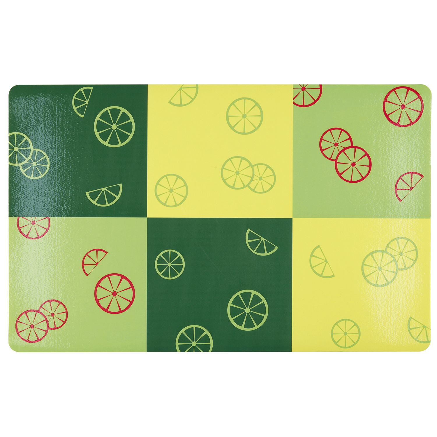 Salvamanteles Fresh Fruits, 44×28 cm, Verde
