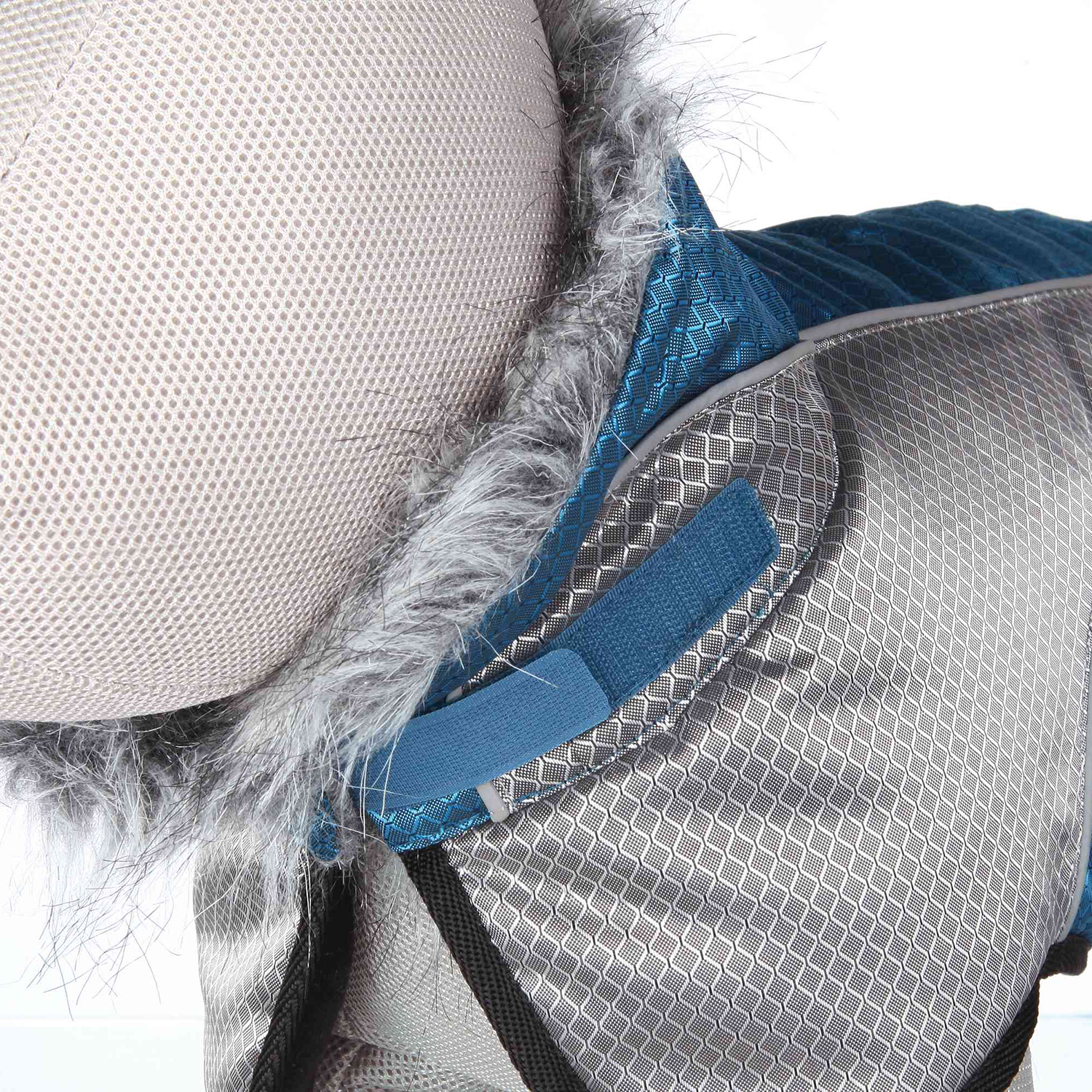 Abrigo Auron, M, 45 cm, Turquesa/Plata