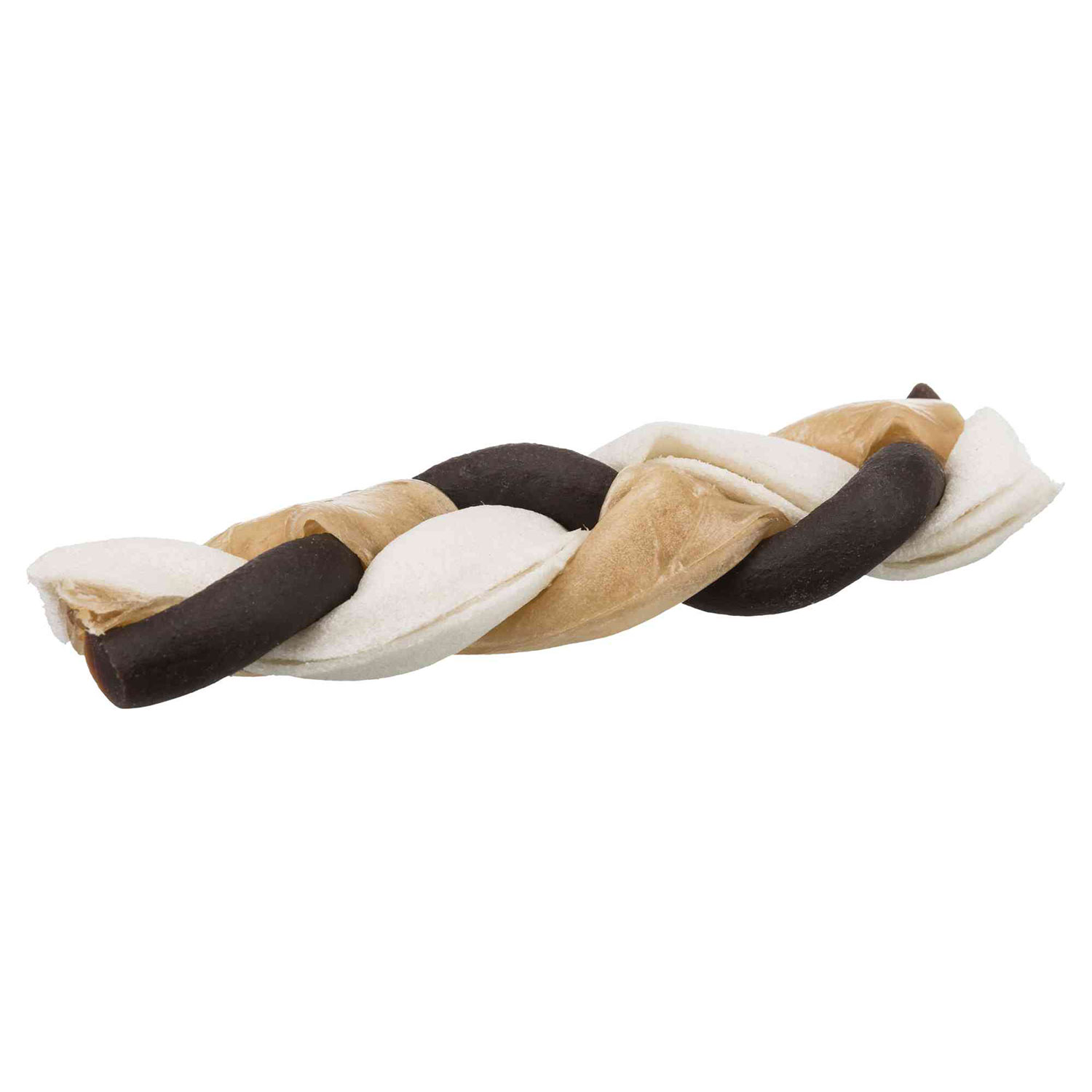 Trenza con Ternera Denta Fun, 12cm, 2Uds/110g