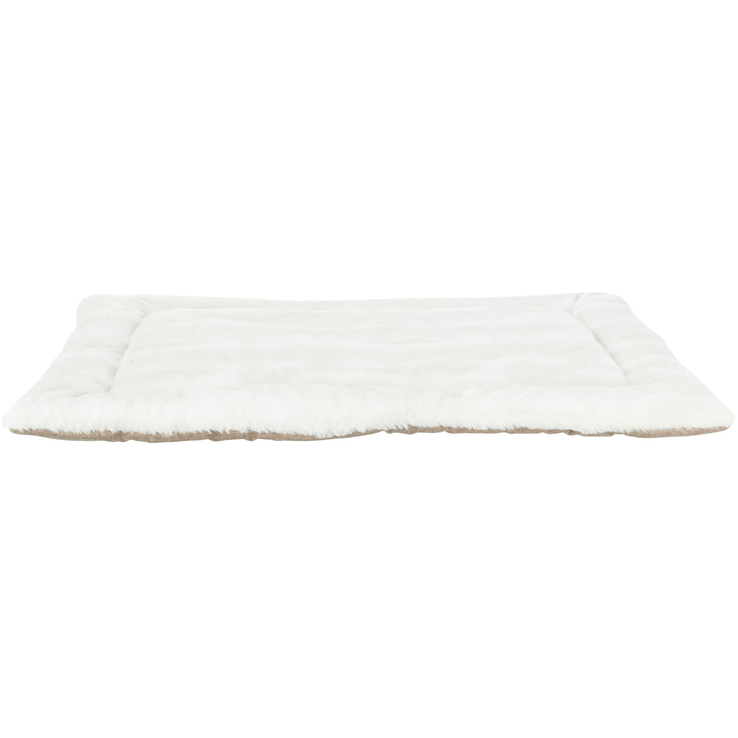 Colchoneta Nelli, 60 × 50 cm, marrón claro/Blanco-Taupe