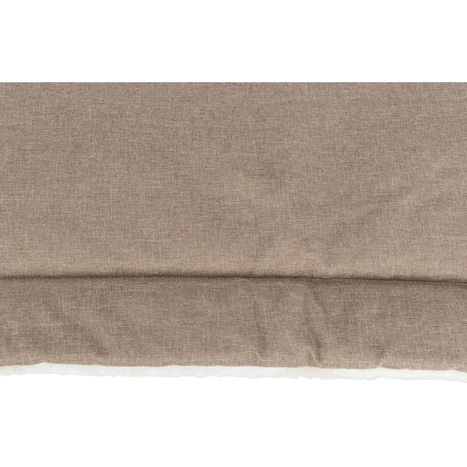 Colchoneta Nelli, 60 × 50 cm, marrón claro/Blanco-Taupe