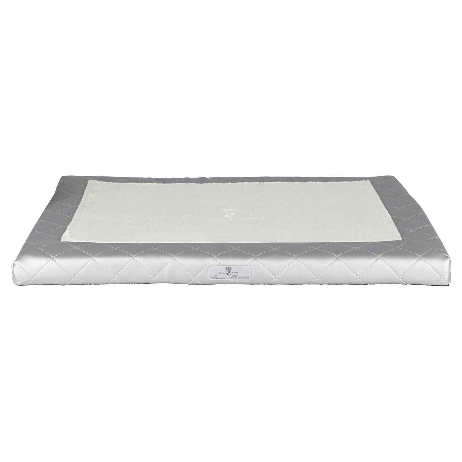 Colchoneta Love&Respect, 65×45cm, Plata Metál-Gris