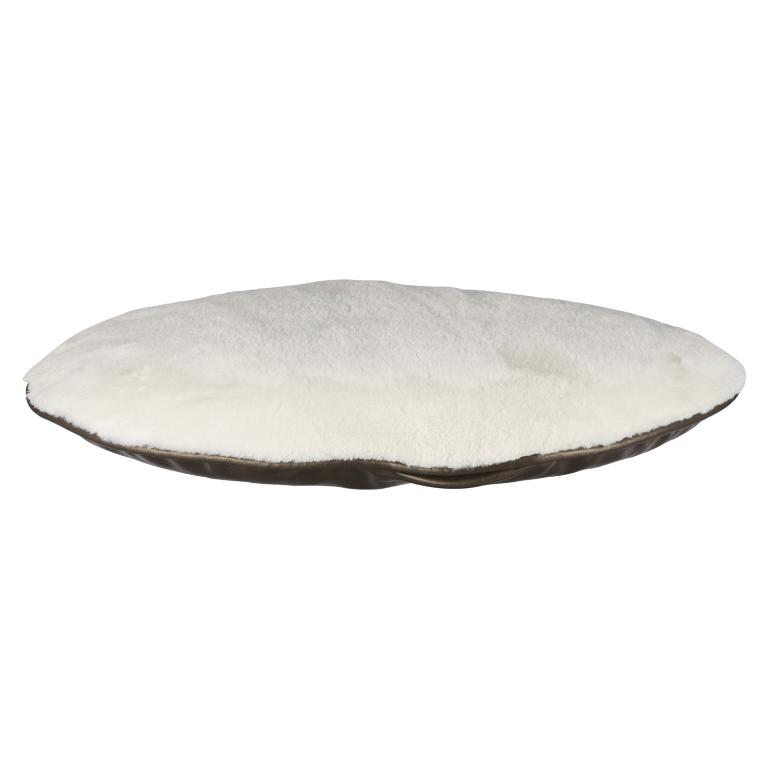 Cojín Dina, 60×45cm, Marrón-Beige