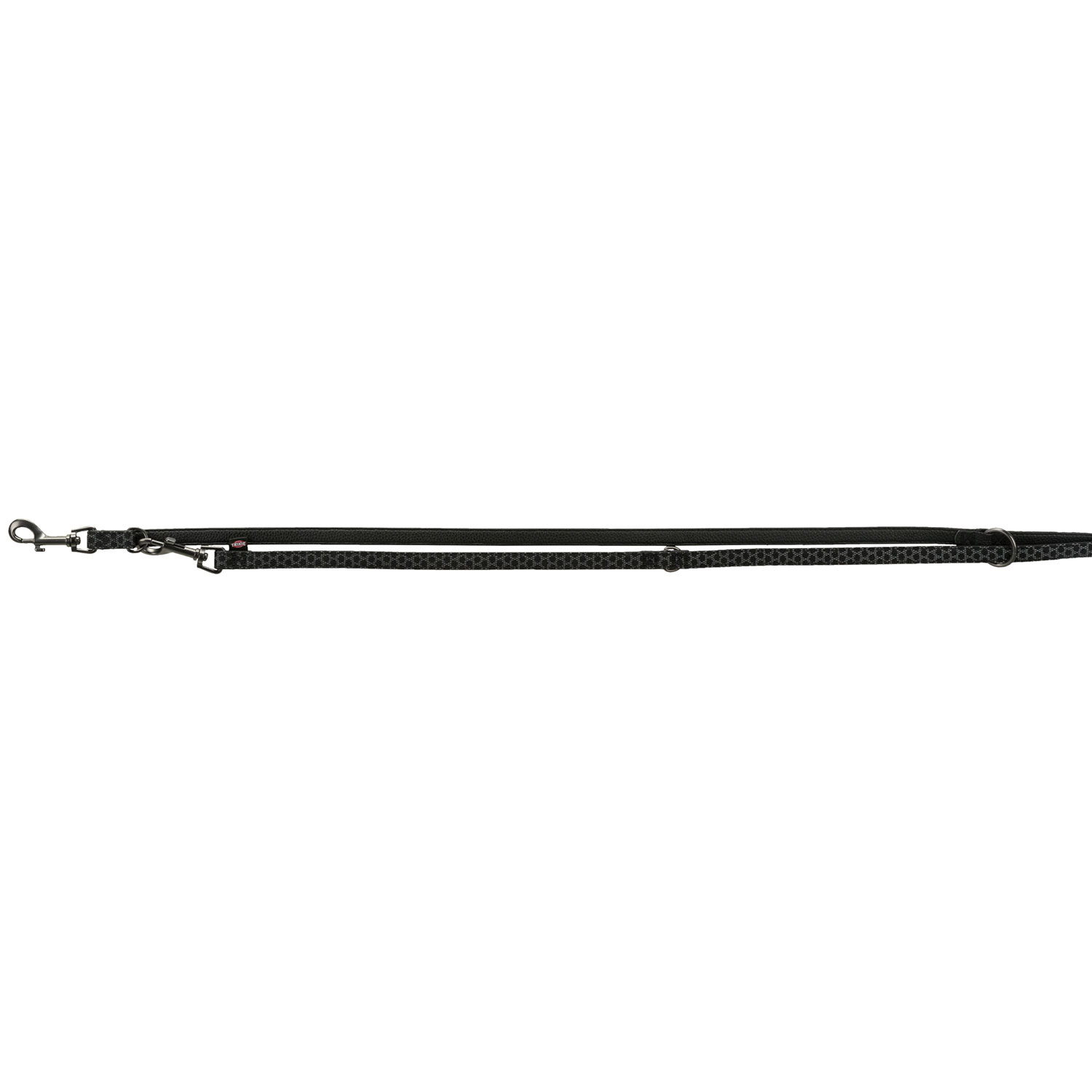 Ramal Night Reflect, XS–S, 2,00 m/15 mm, negro