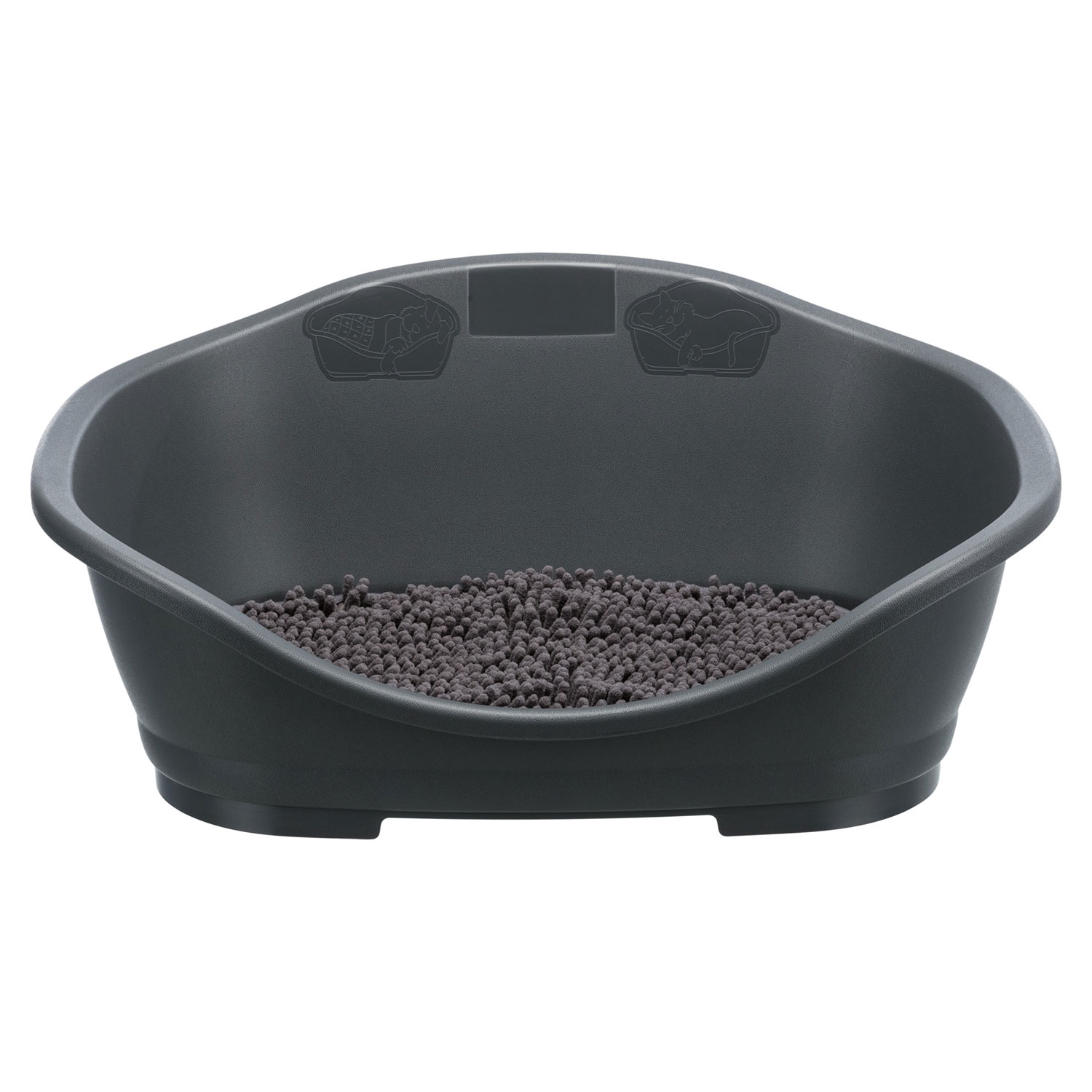 Alfombrilla absorbe suciedad para Sleeper, 45 × 32 cm, gris oscuro