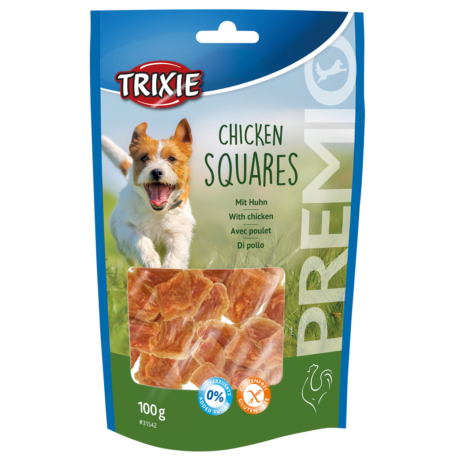 PREMIO Chicken Squares, 100 g