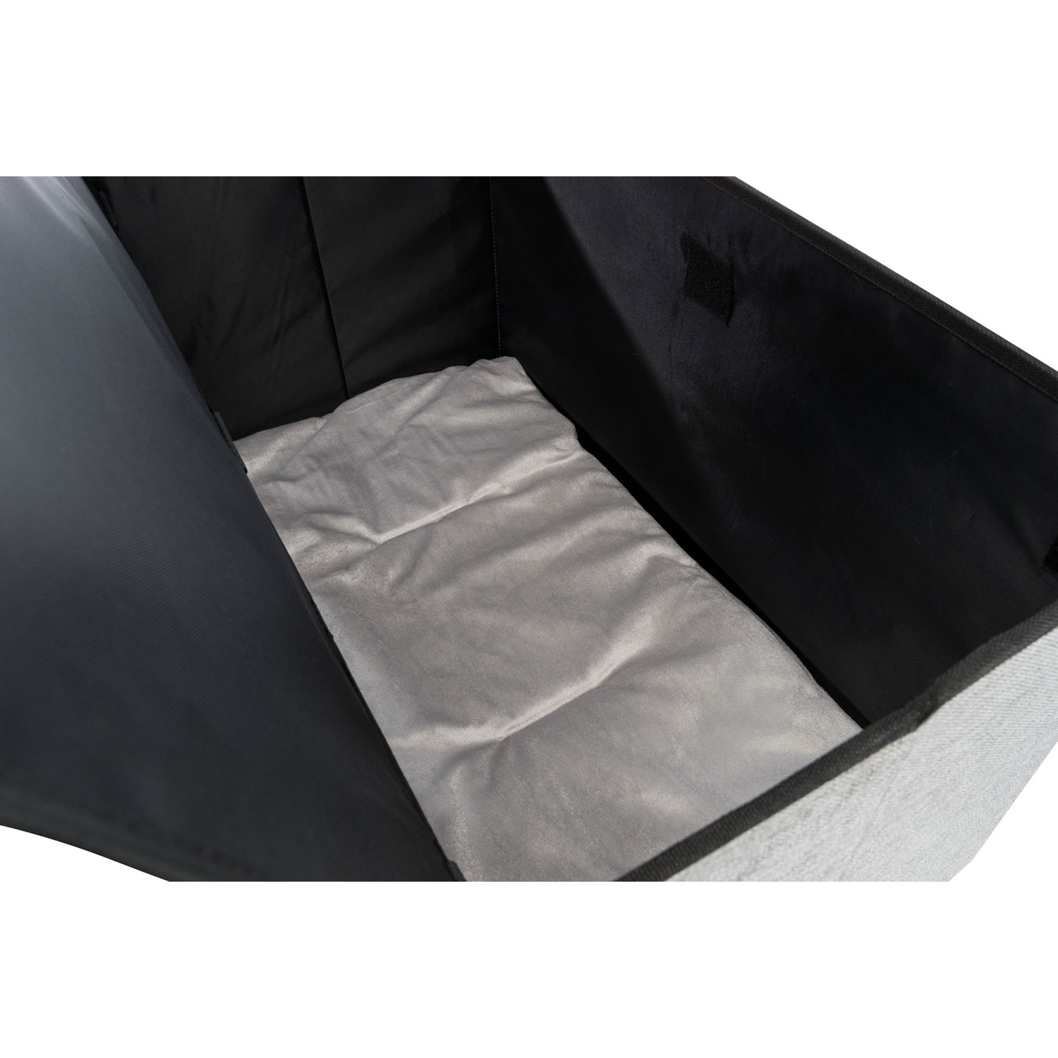 Cueva Suave Kimy, 72 × 40 × 40 cm, gris claro