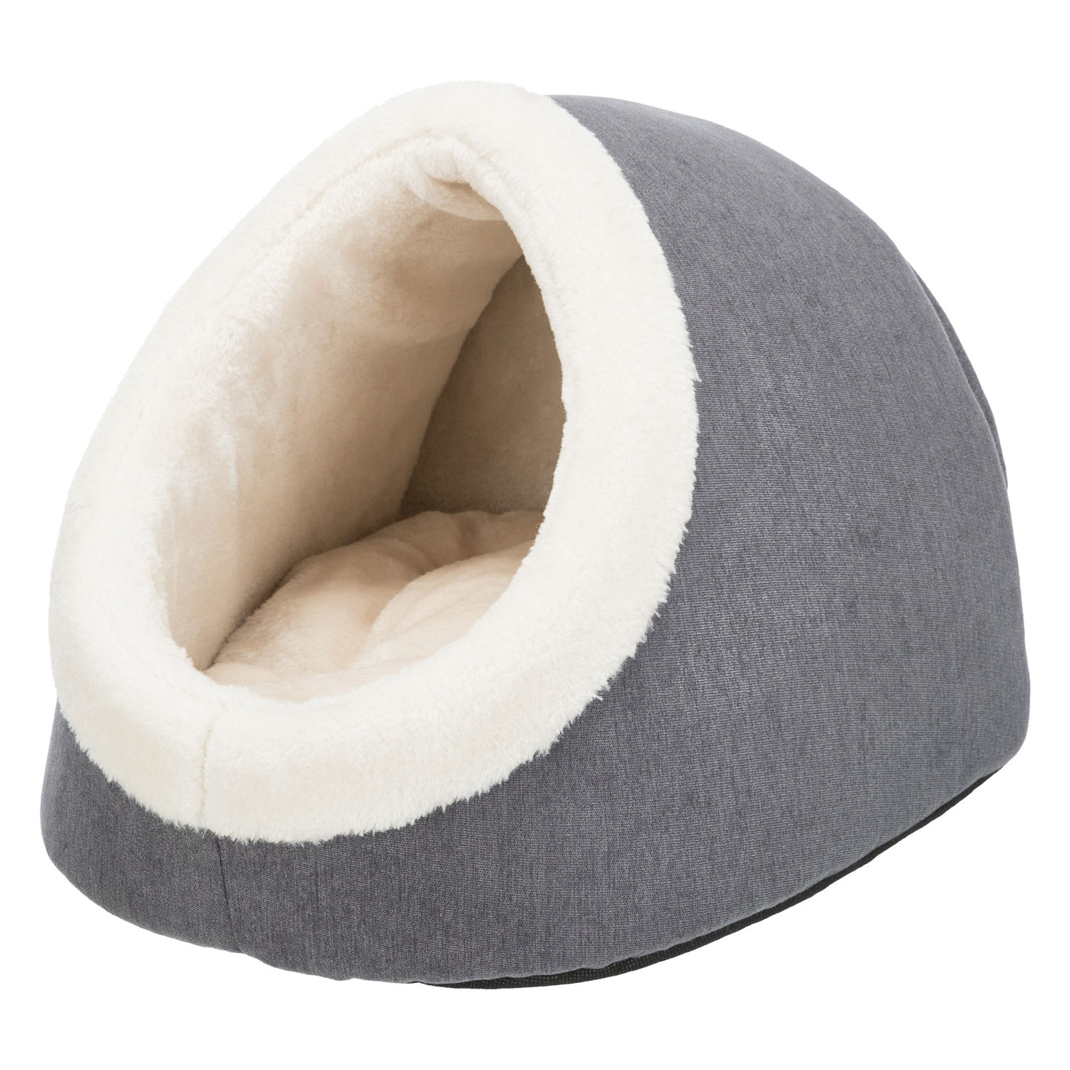Cueva Suave Marcy, 35 × 30 × 40 cm, gris/crema