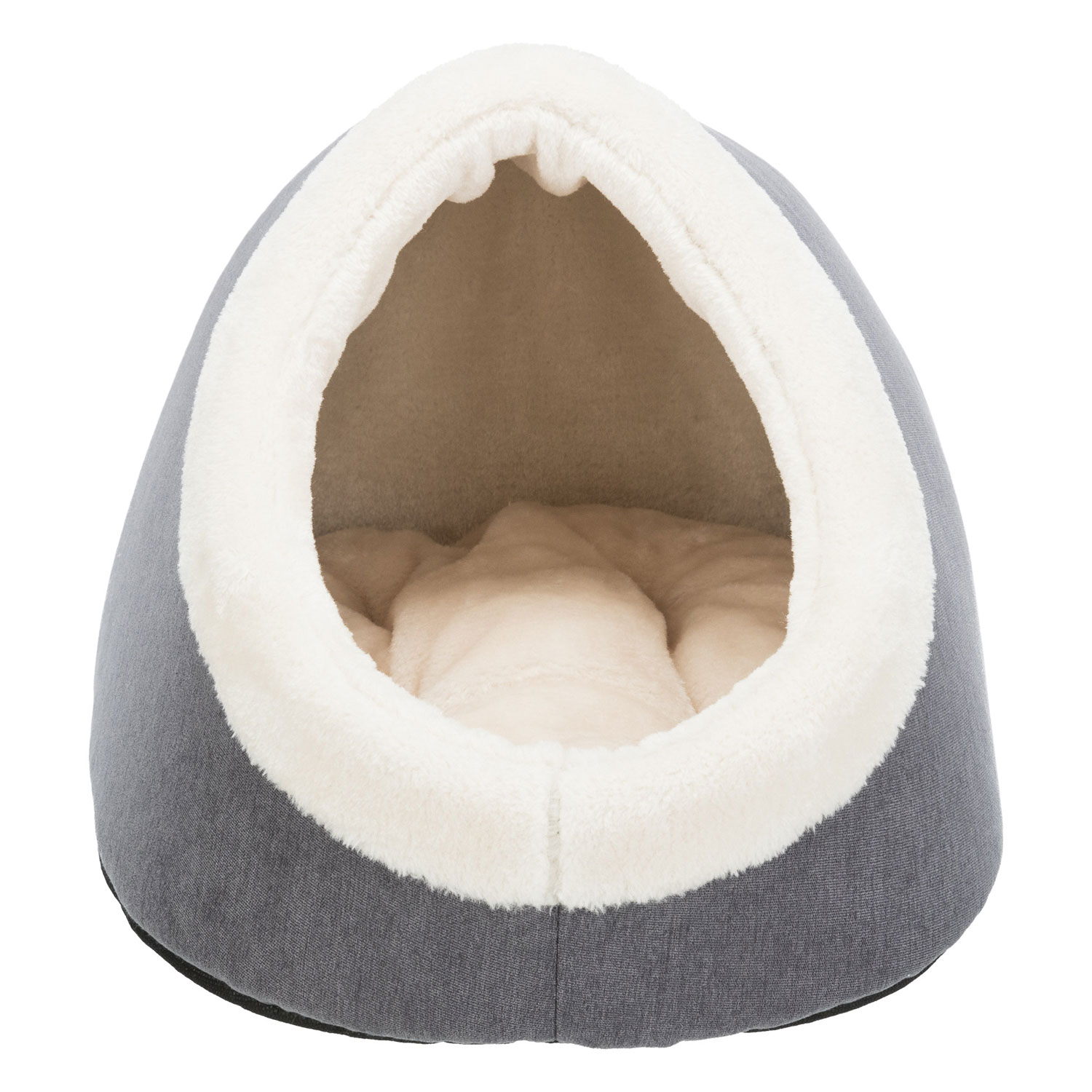 Cueva Suave Marcy, 35 × 30 × 40 cm, gris/crema