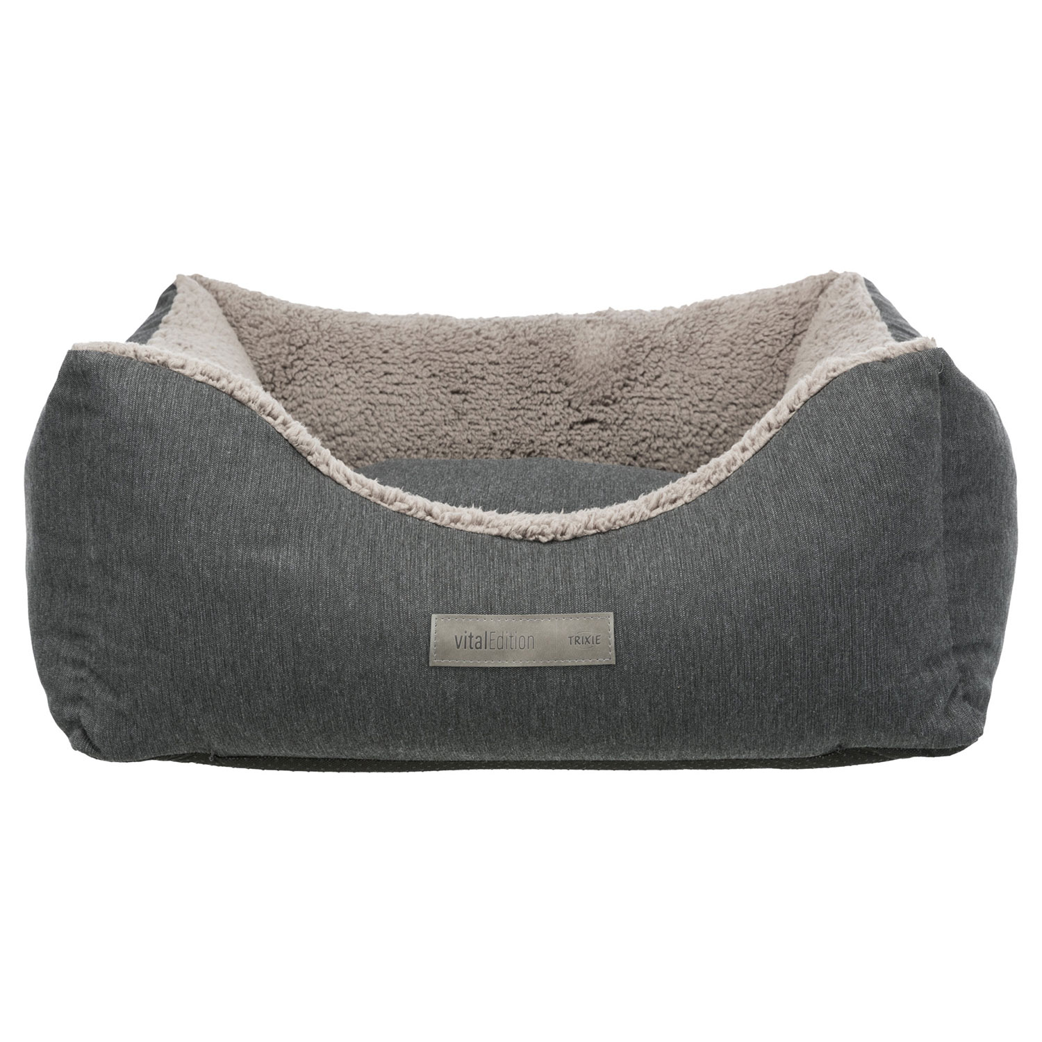 Cama Vital Bendson, 70 × 60 cm, gris oscuro/gris claro