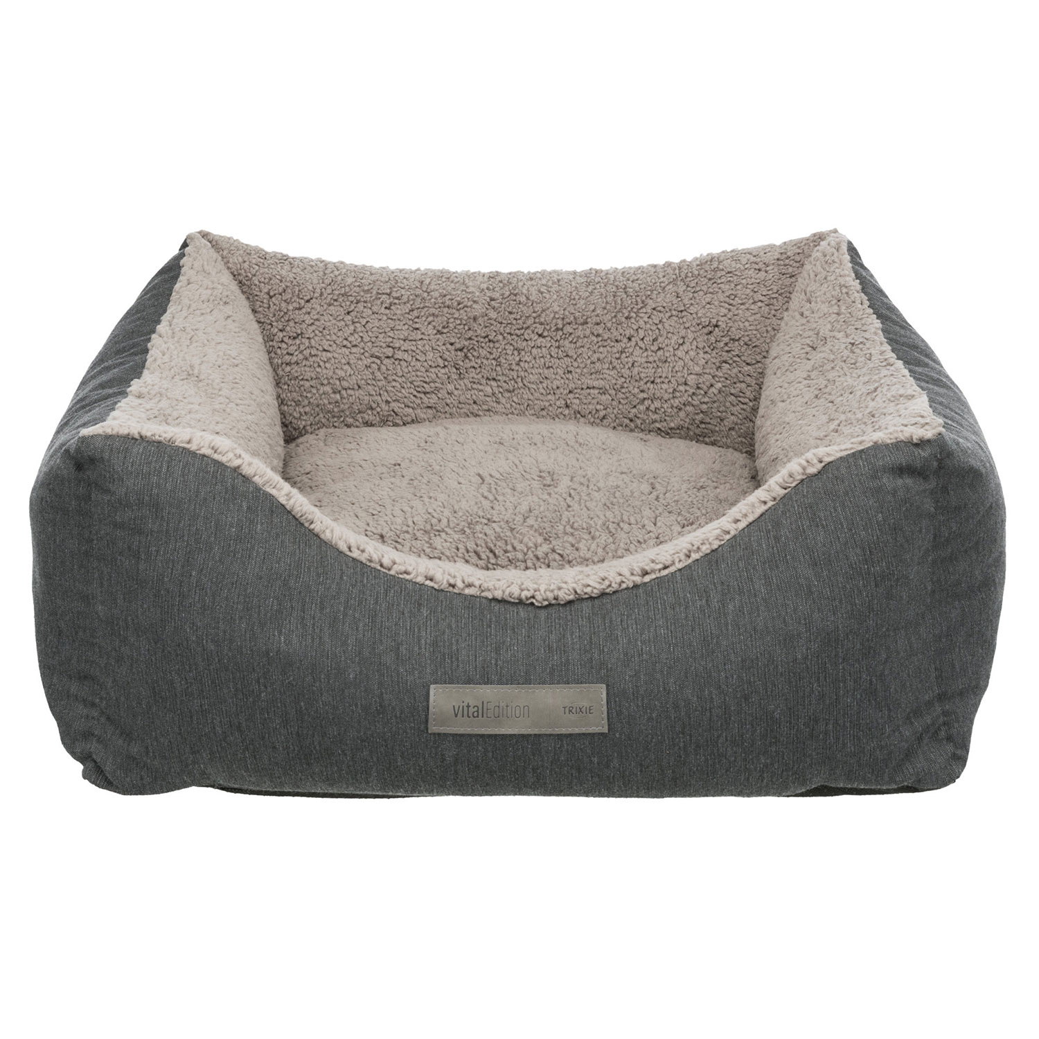 Cama Vital Bendson, 70 × 60 cm, gris oscuro/gris claro