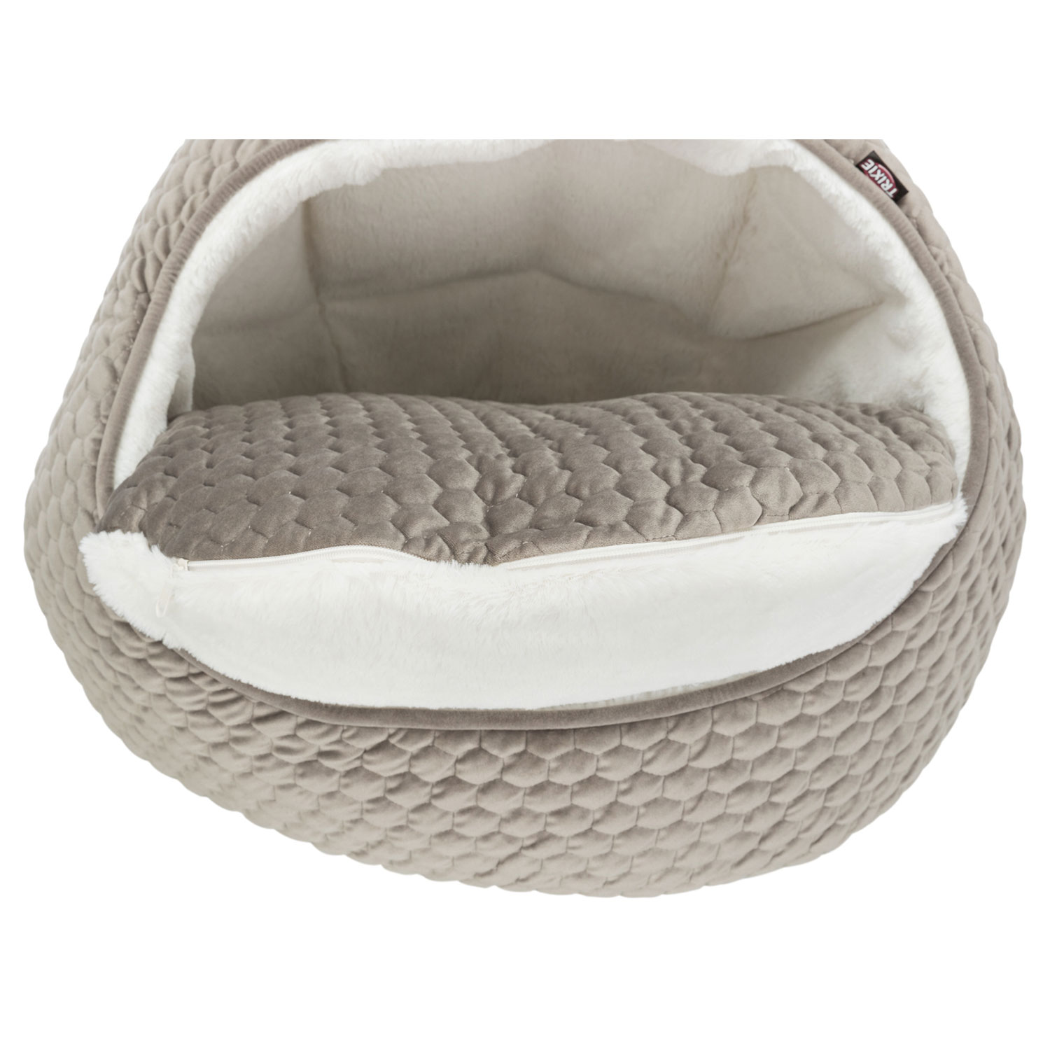 Cueva Suave Livia, ø 55 × 45 cm, taupe/crema