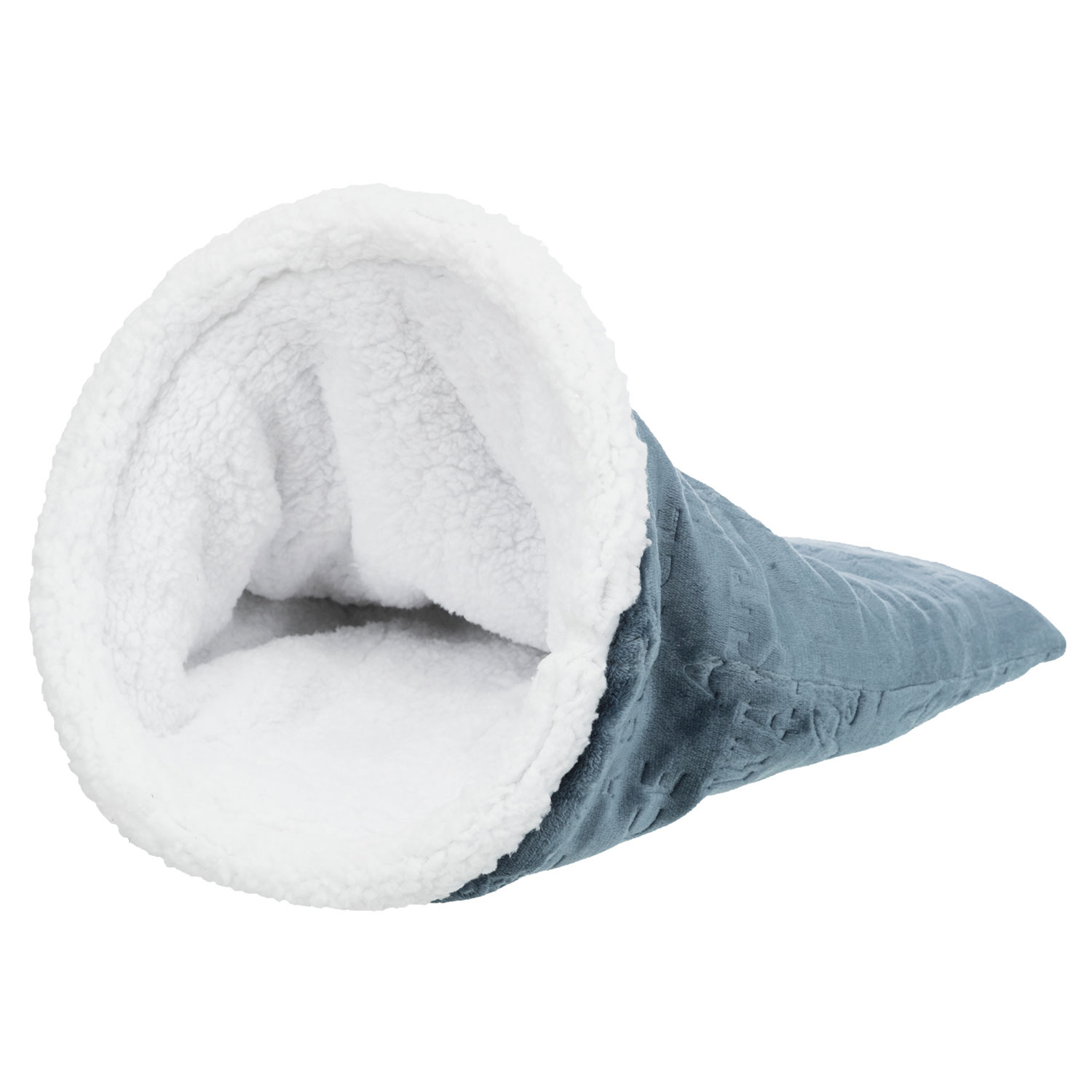 Saco Paul, ø 30 × 50 cm, azul/blanco