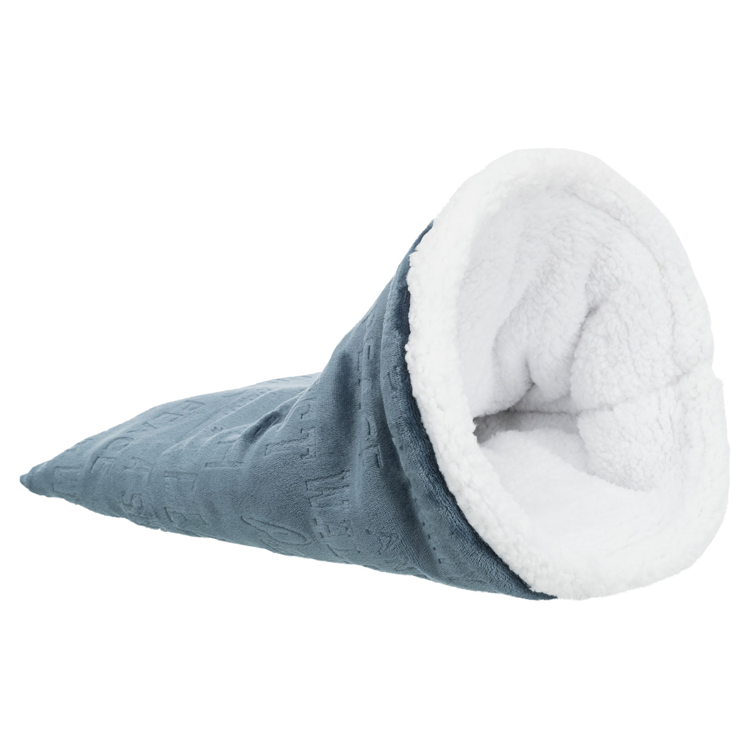 Saco Paul, ø 30 × 50 cm, azul/blanco