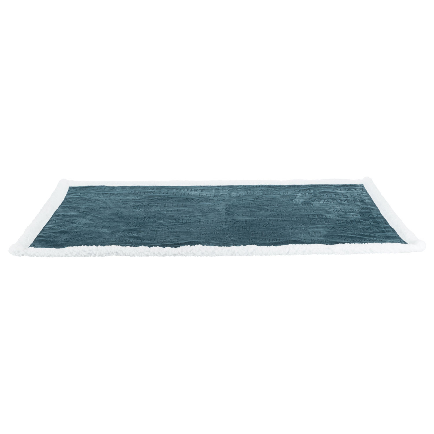 Manta Paul, 100 × 70 cm, azul/blanco
