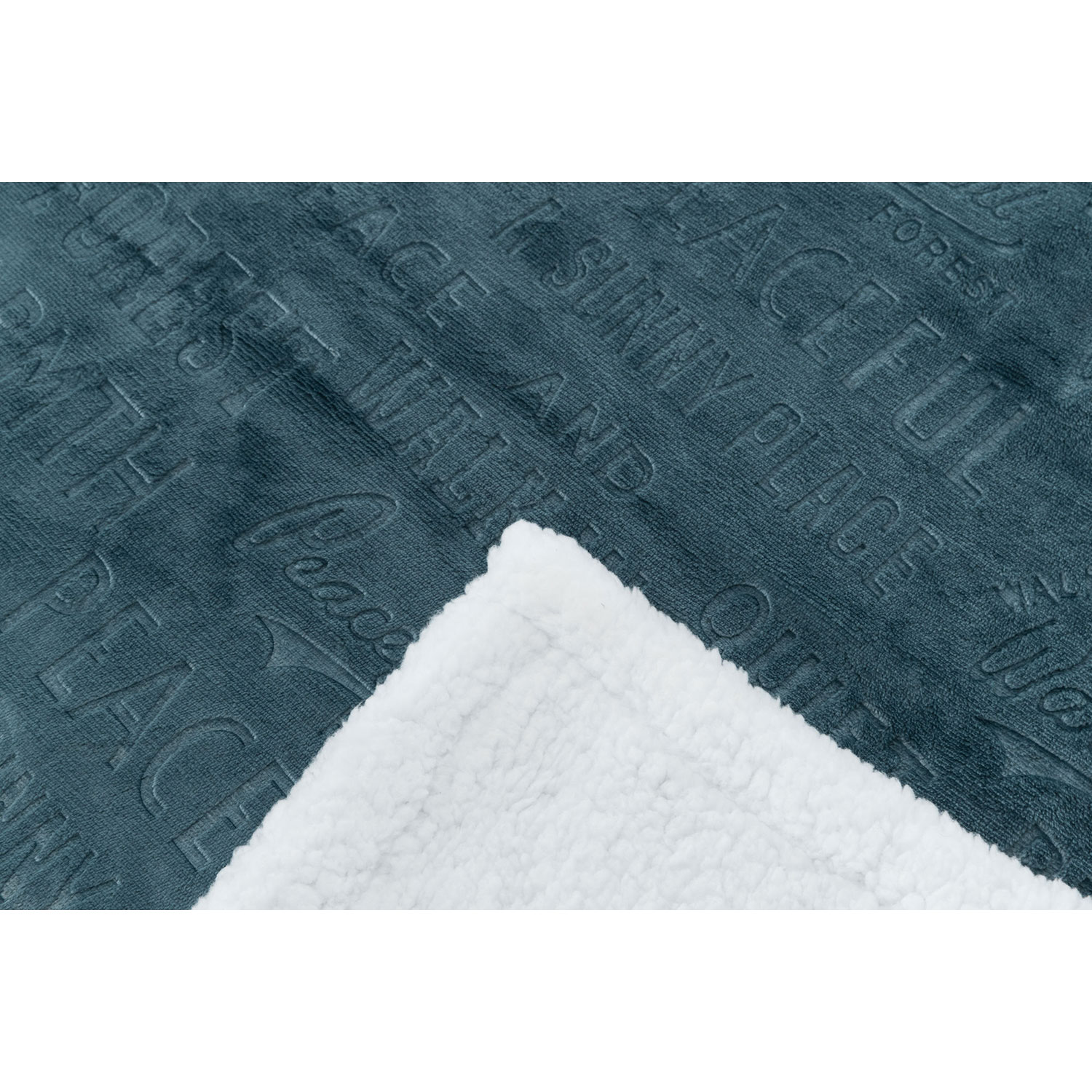 Manta Paul, 100 × 70 cm, azul/blanco