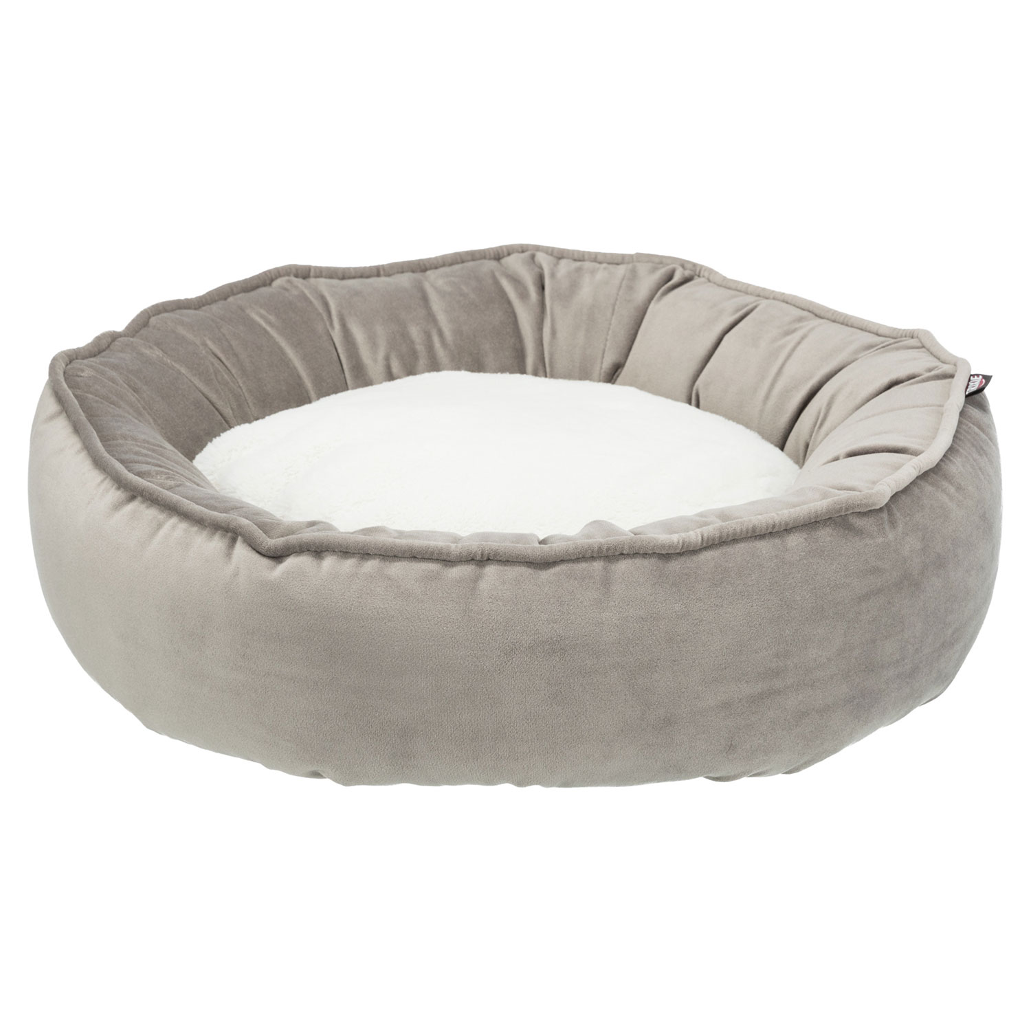 Cama Livia, ø 50 cm, taupe/crema