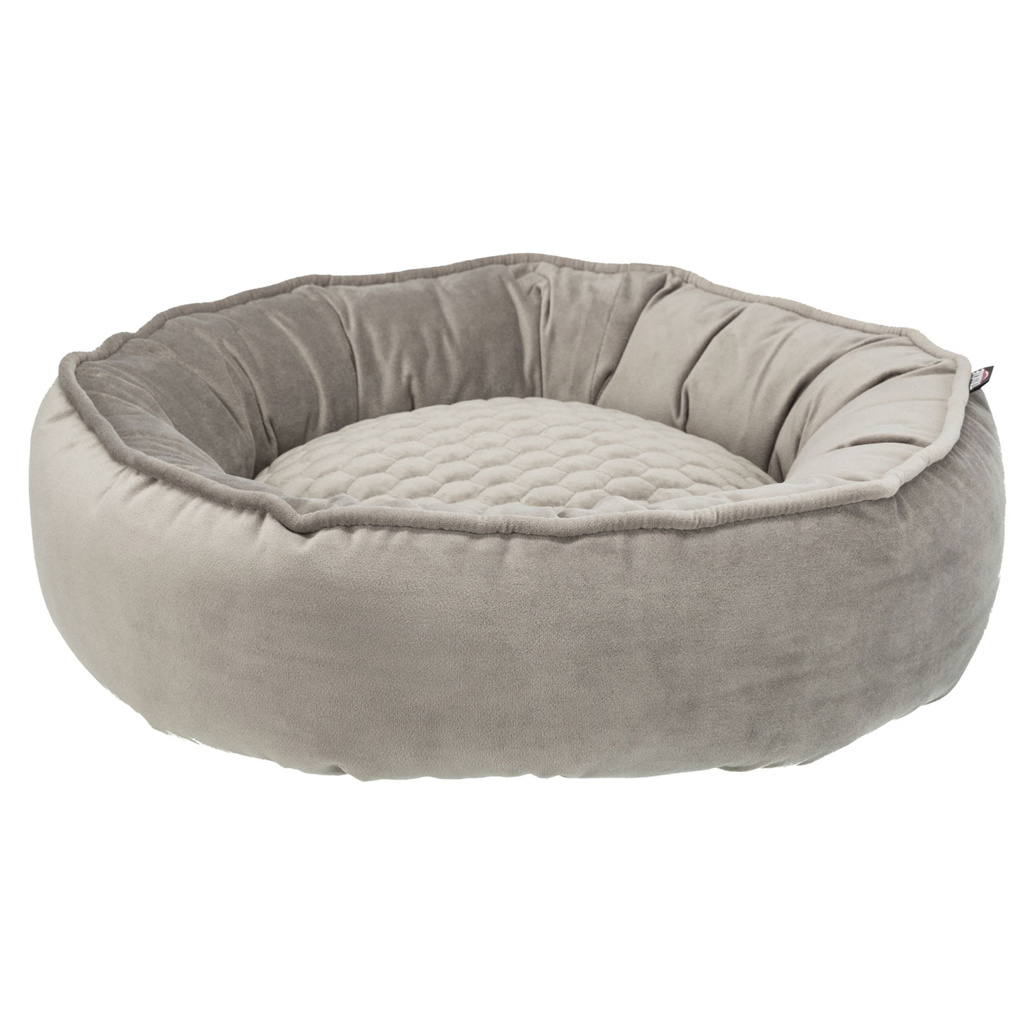 Cama Livia, ø 50 cm, taupe/crema