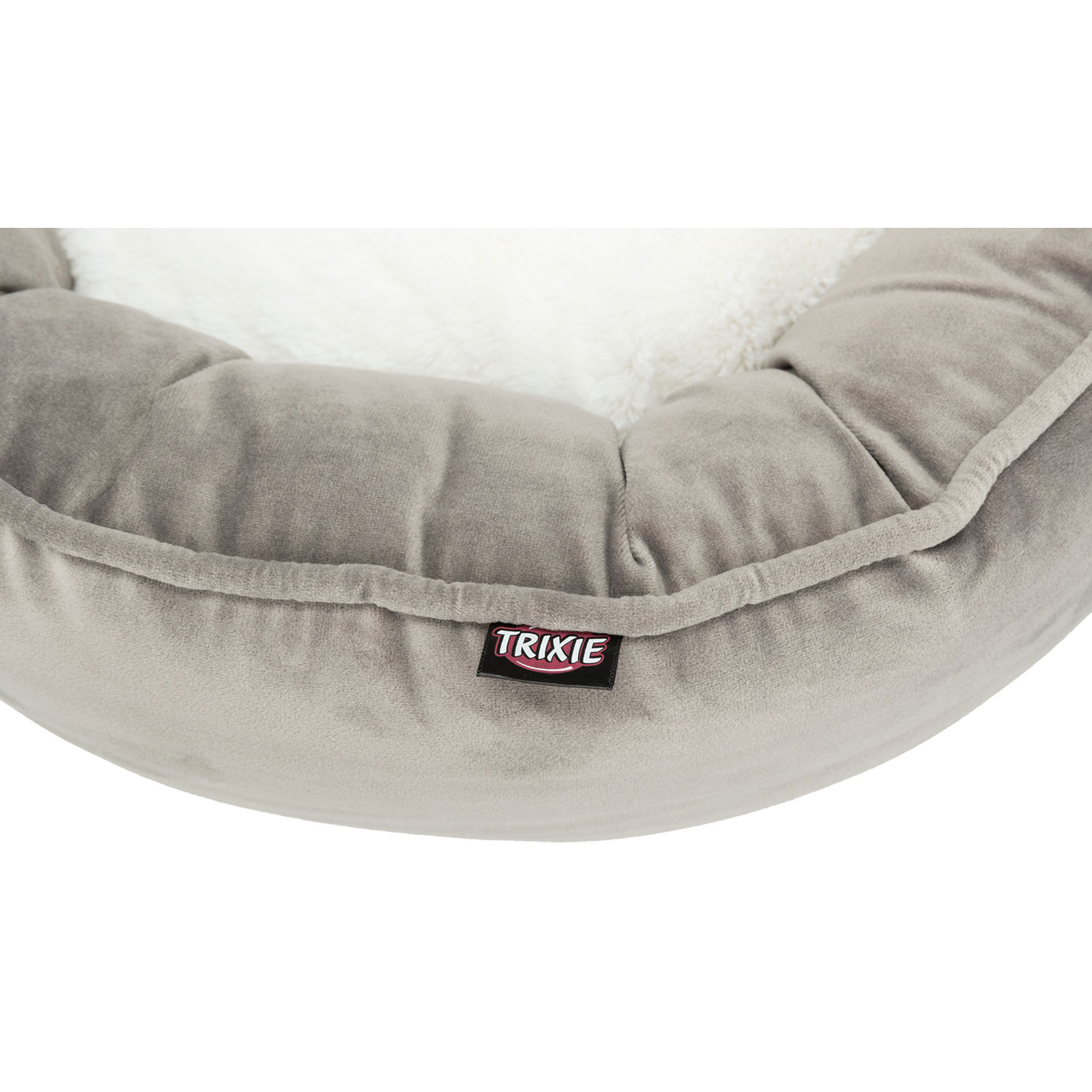 Cama Livia, ø 50 cm, taupe/crema