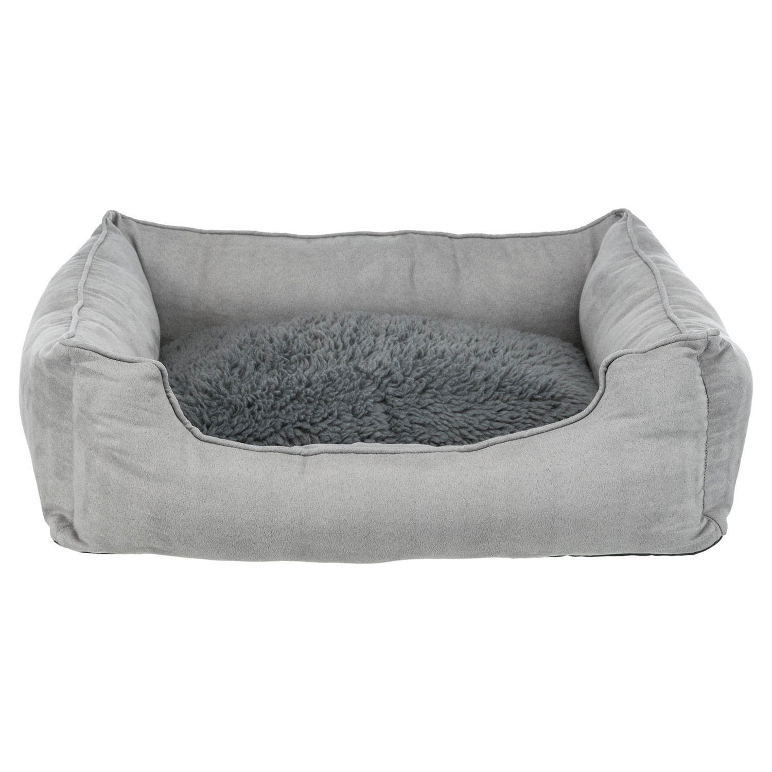 Cama con Capa Termo-Reflectante, 65 × 50 cm, gris