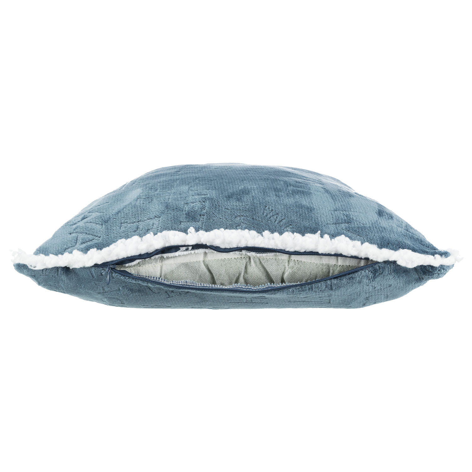 Cojín Paul, 60 × 45 cm, azul/blanco