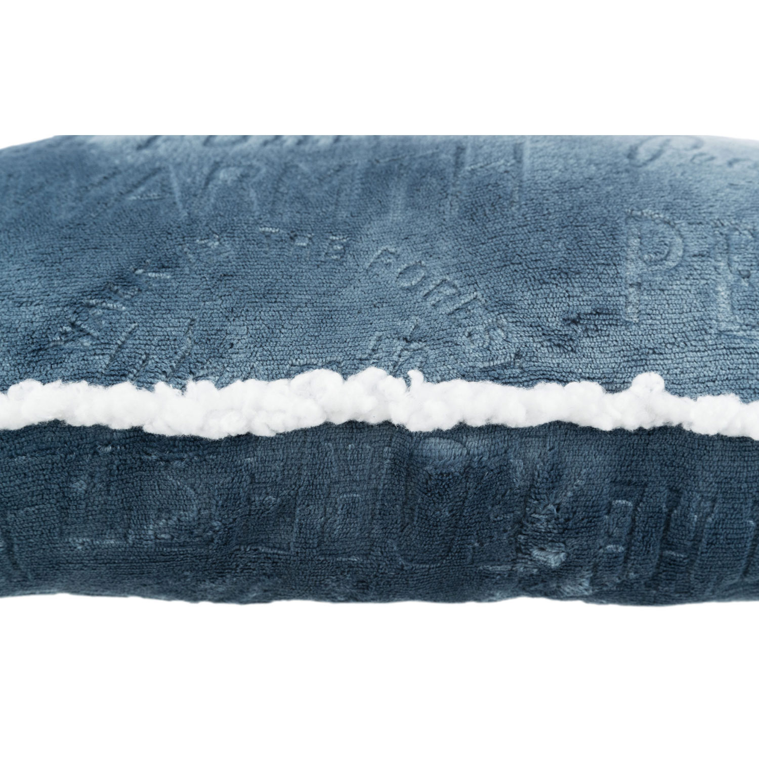 Cojín Paul, 60 × 45 cm, azul/blanco