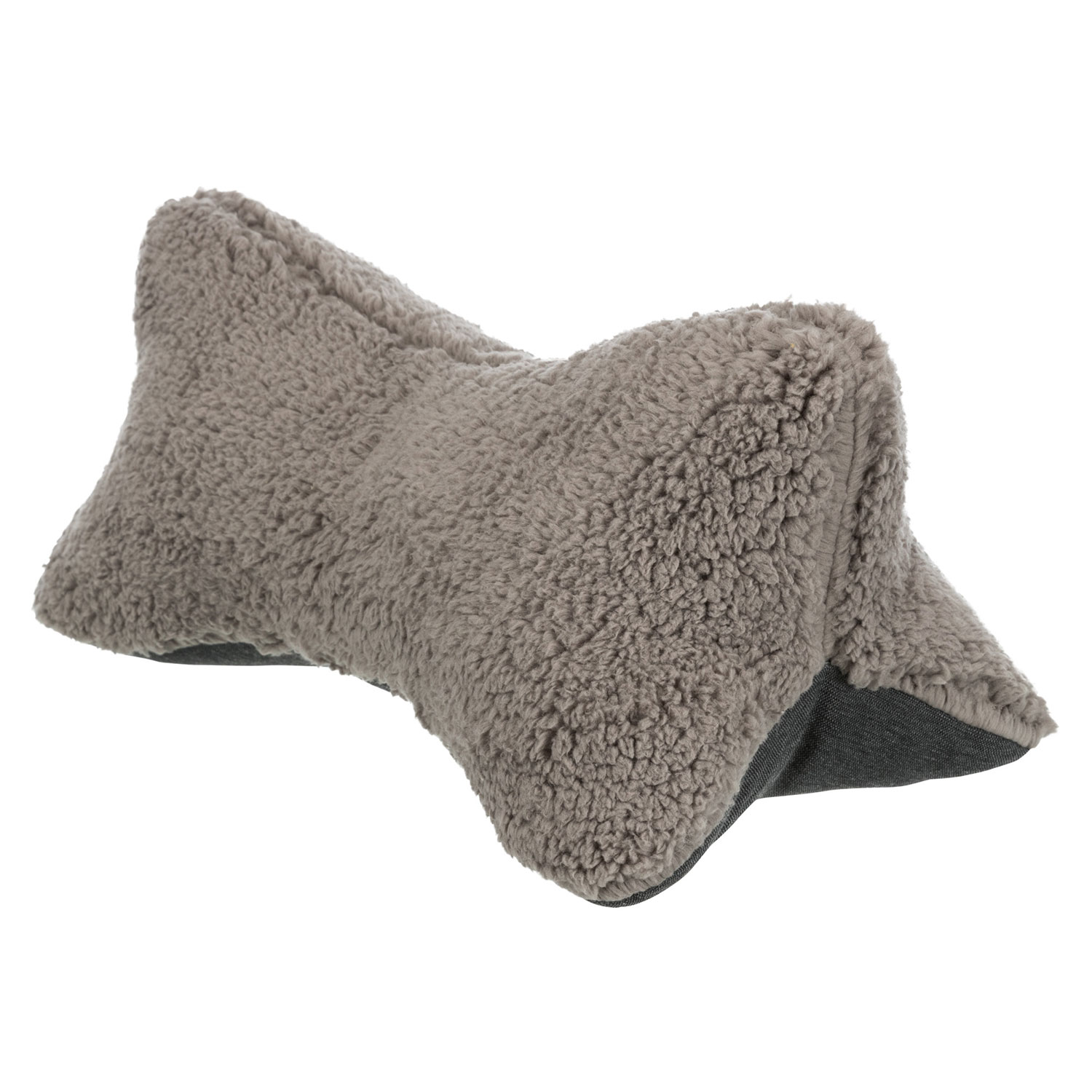 Almohada Bendson, 40 × 22 cm, gris claro/gris oscuro
