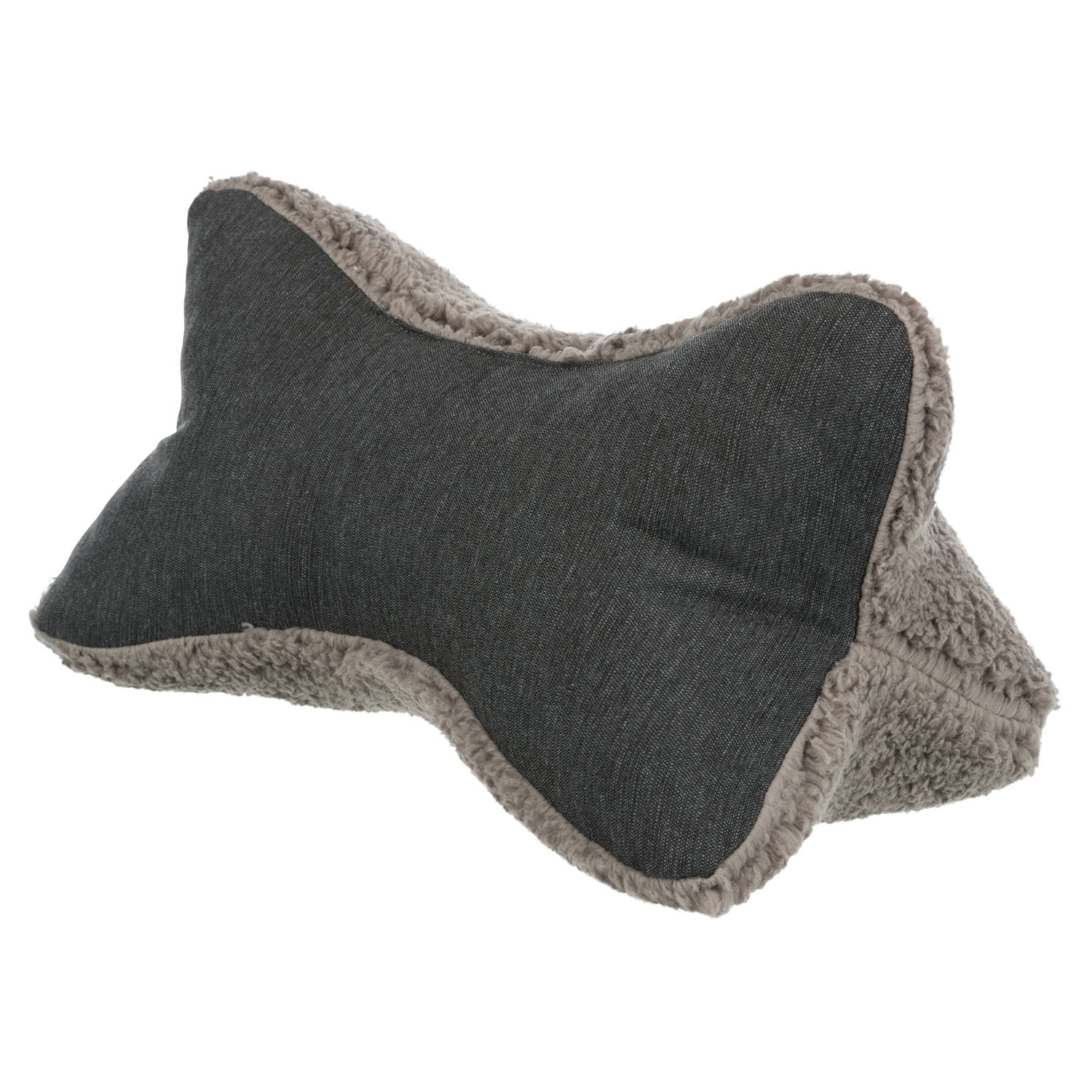 Almohada Bendson, 40 × 22 cm, gris claro/gris oscuro