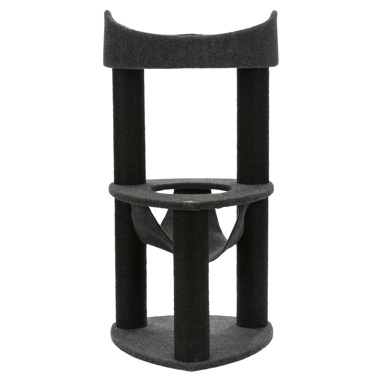 Poste Rascador Felipe, 110 cm, gris oscuro/gris claro