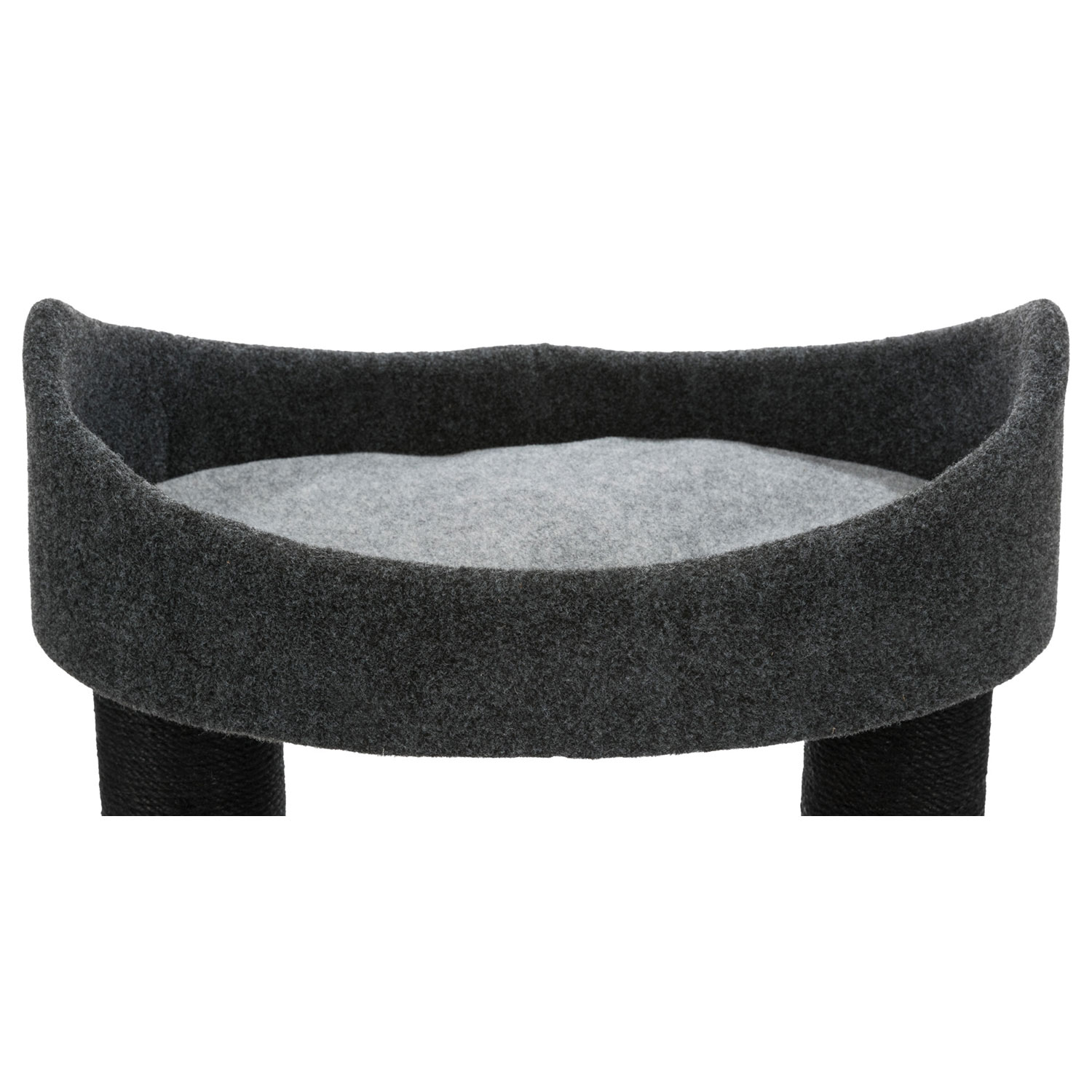 Poste Rascador Felipe, 110 cm, gris oscuro/gris claro