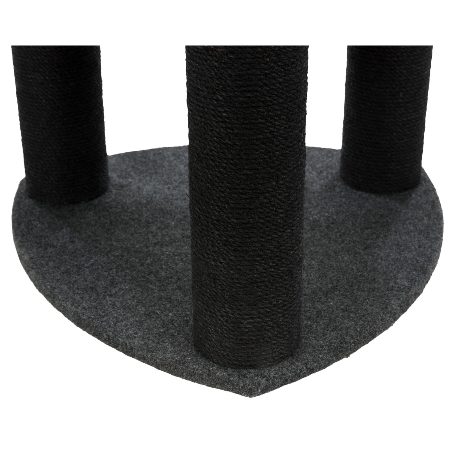 Poste Rascador Felipe, 110 cm, gris oscuro/gris claro