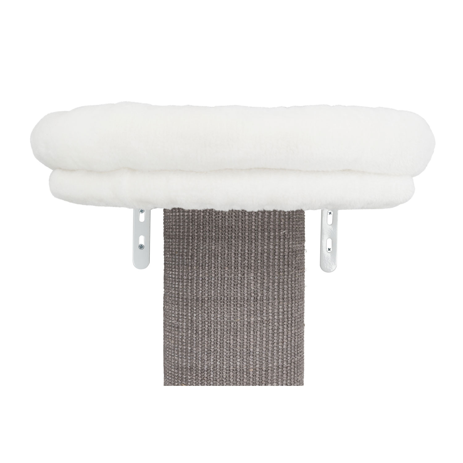 Poste Rascador Acadia para Sujeción a la Pared, 160 cm, gris