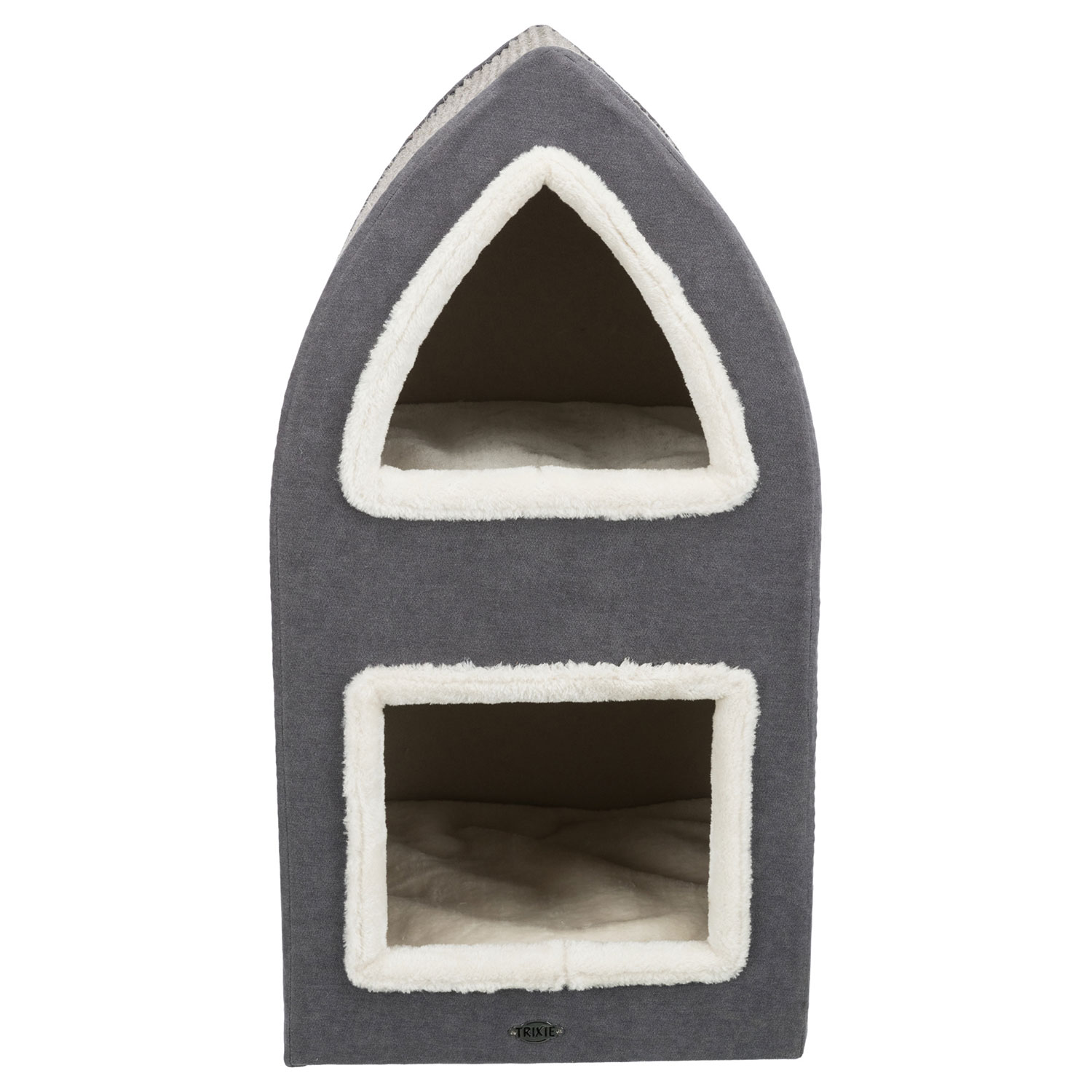 Torre Rascador Marcy, 75 cm, crema/gris
