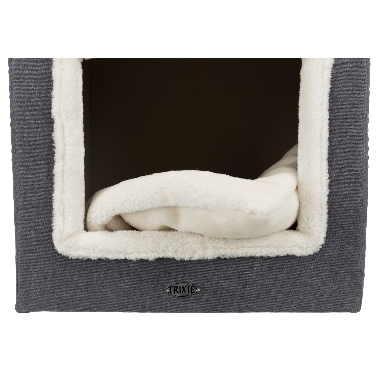 Torre Rascador Marcy, 75 cm, crema/gris