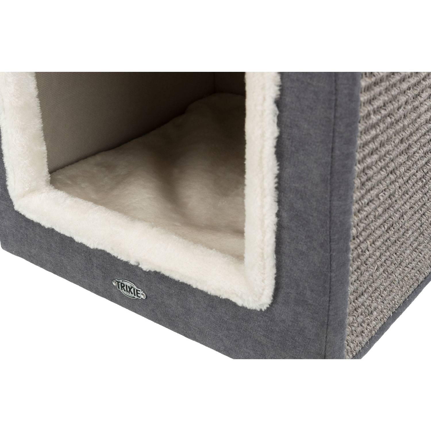 Torre Rascador Marcy, 75 cm, crema/gris