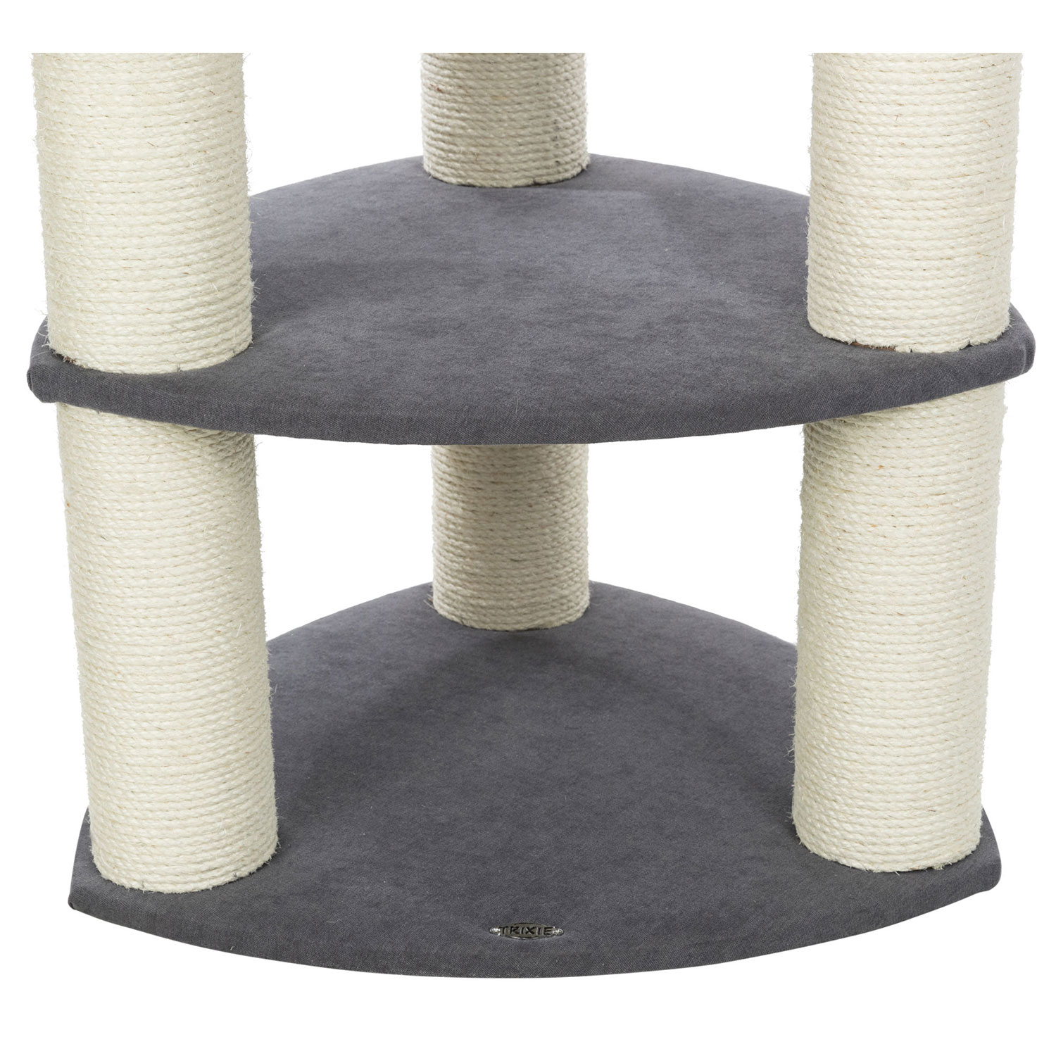 Poste Rascador Marcy Soft, 130 cm, crema/gris