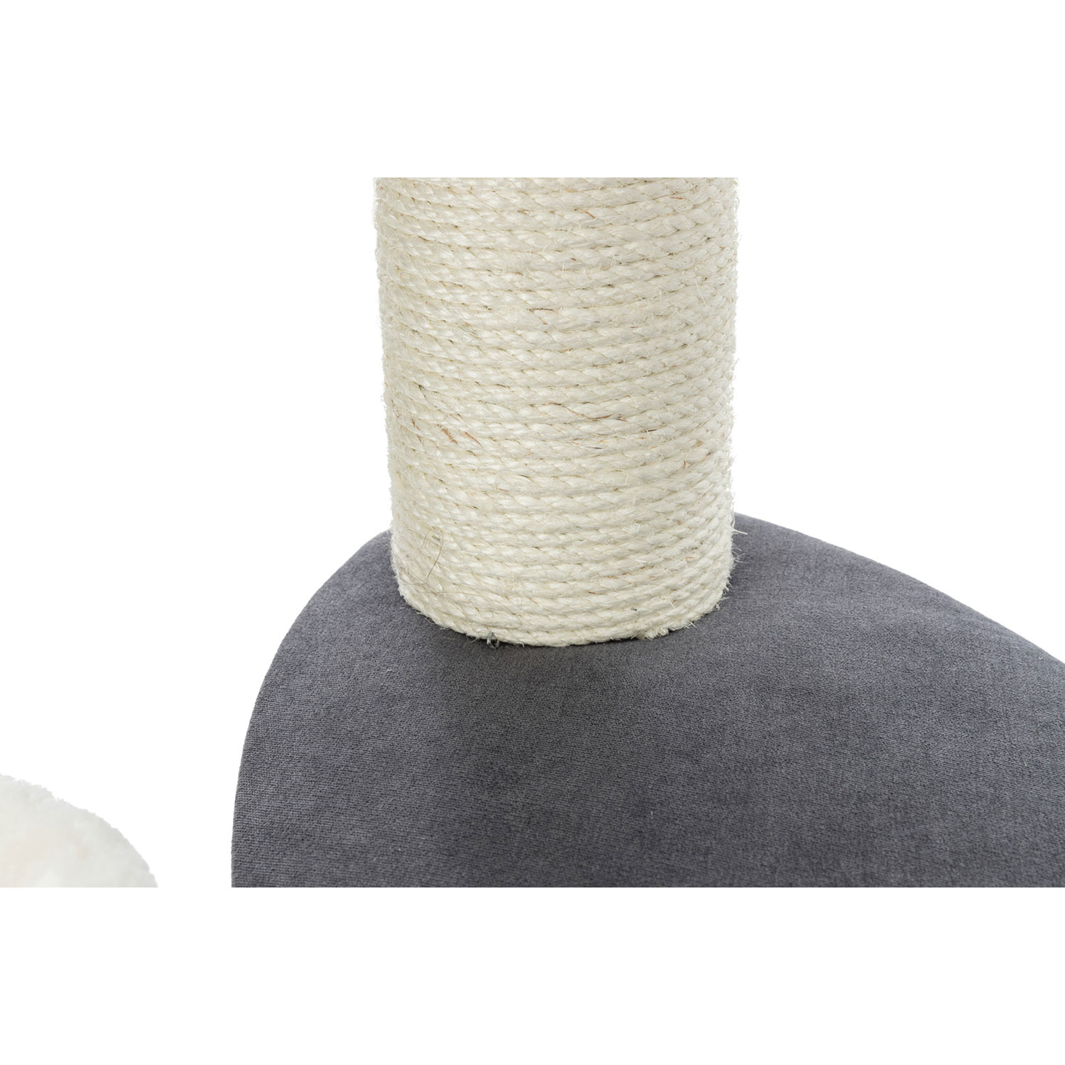 Poste Rascador Marcy Soft, 130 cm, crema/gris